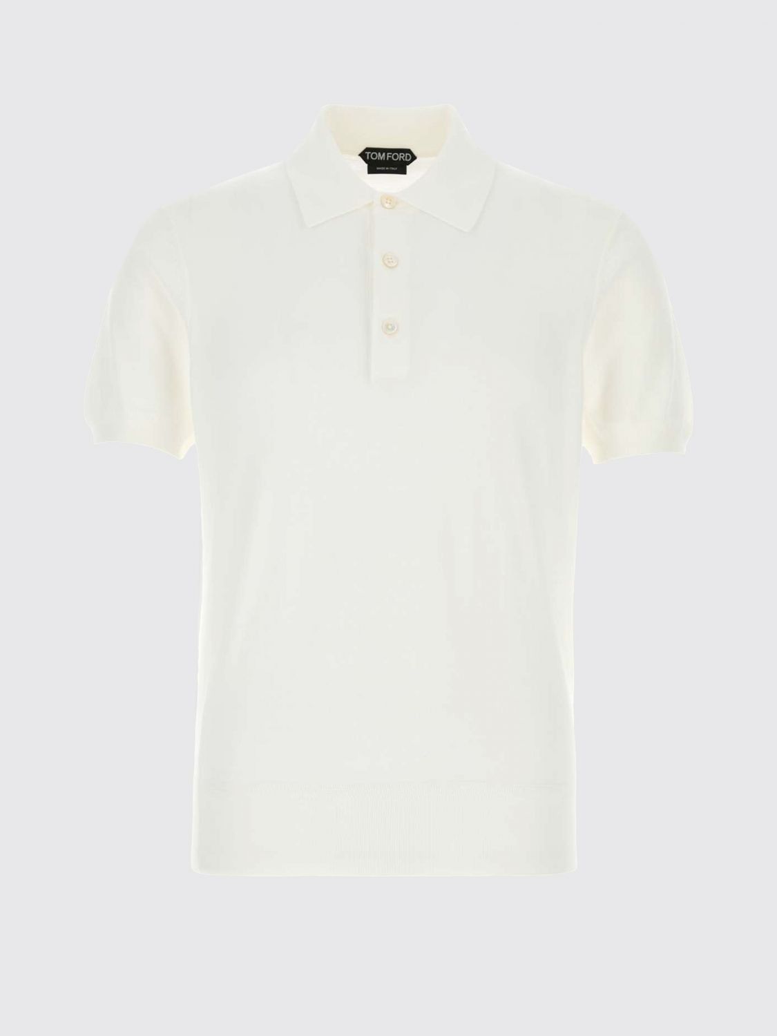 Tom Ford Tom Ford Polo Shirt Men White Size US M / EU 48-50 / 2 - 2 Thumbnail