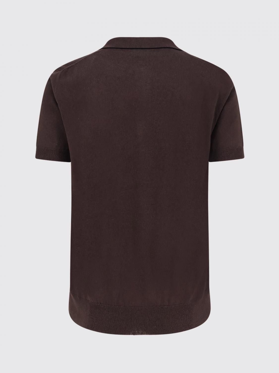 Tom Ford Tom Ford Polo Shirt Men Brown Size US XL / EU 56 / 4 - 3 Thumbnail
