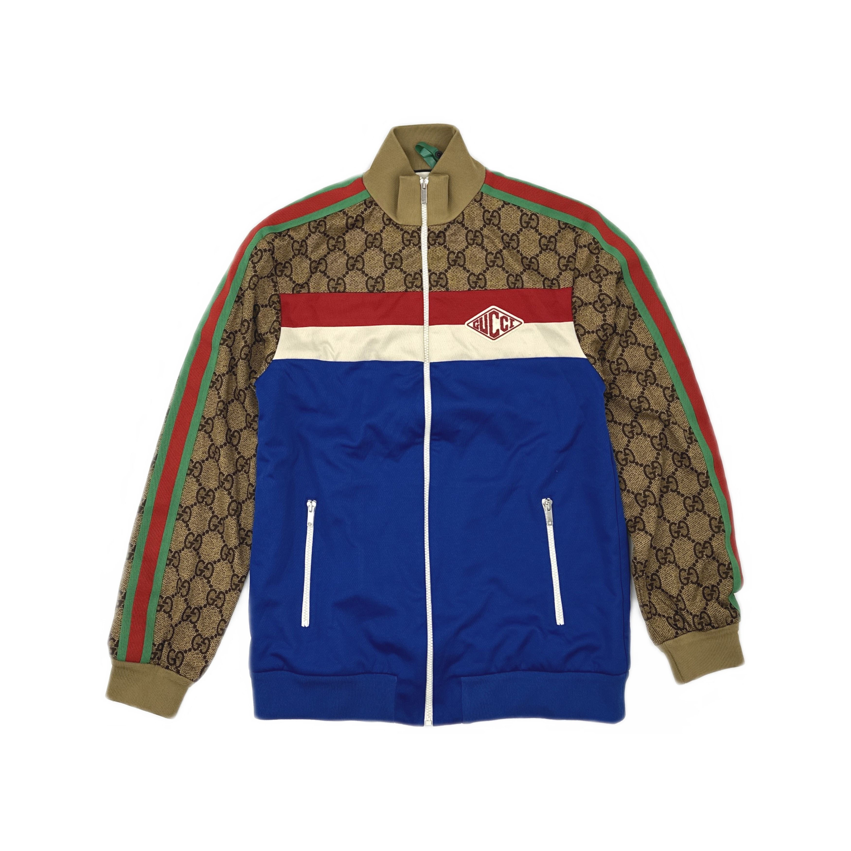 Gucci Gucci GG Monogram Colorblock Zip Jacket Size L Size L / US 10 / IT 46 - 2 Thumbnail
