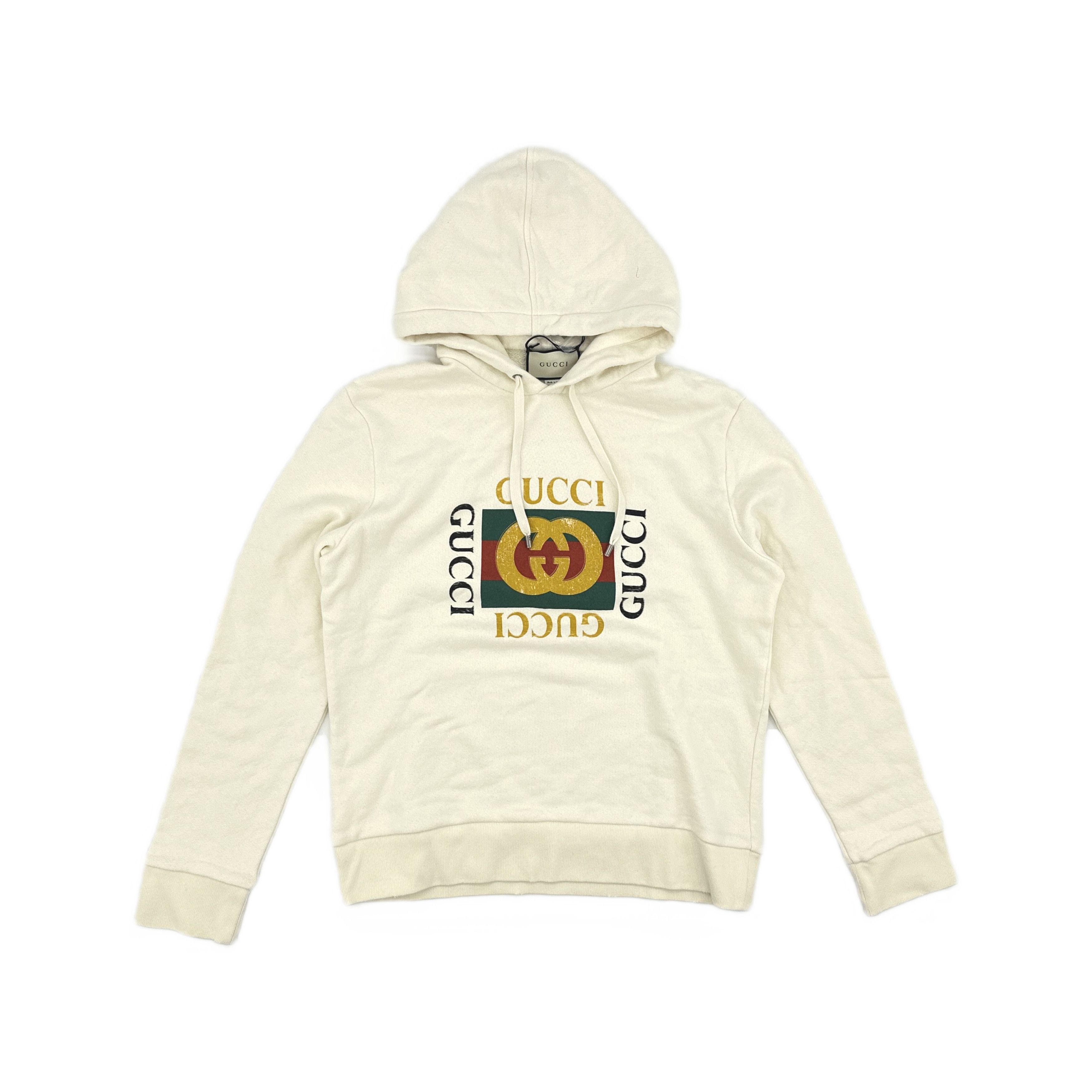 Gucci Gucci Logo Print Hoodie XXL Size US XXL / EU 58 / 5 - 2 Thumbnail