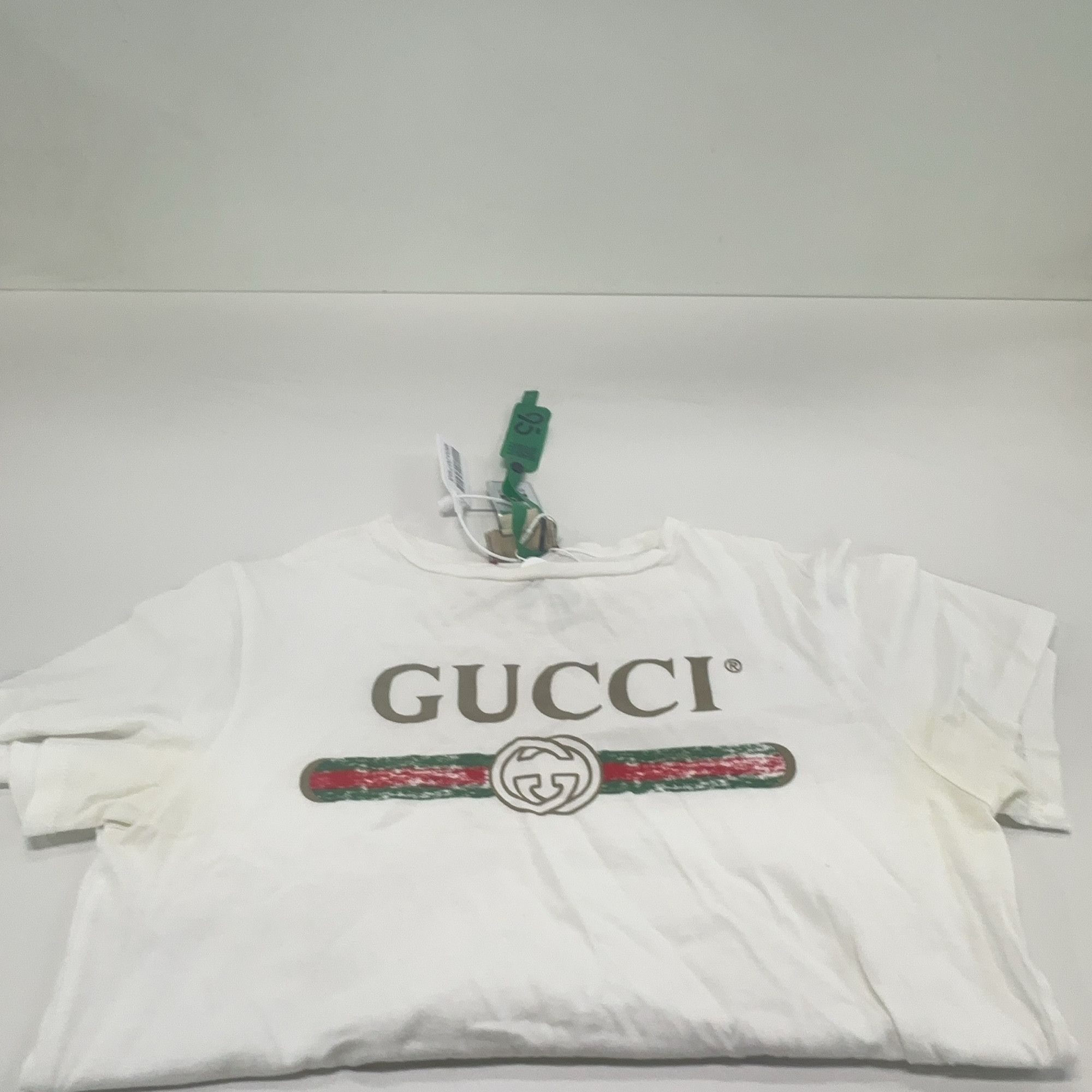 Gucci Gucci Web Stripe Logo T-Shirt Size 10 Size US XXS / EU 40 - 9 Thumbnail