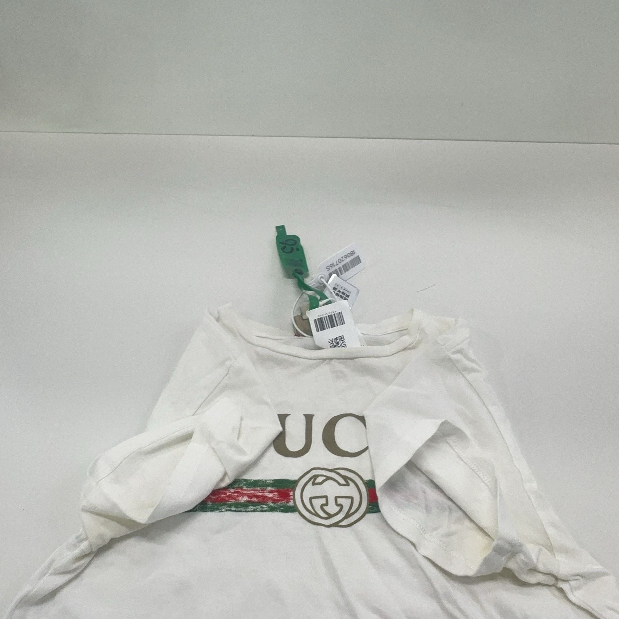 Gucci Gucci Web Stripe Logo T-Shirt Size 10 Size US XXS / EU 40 - 11 Thumbnail