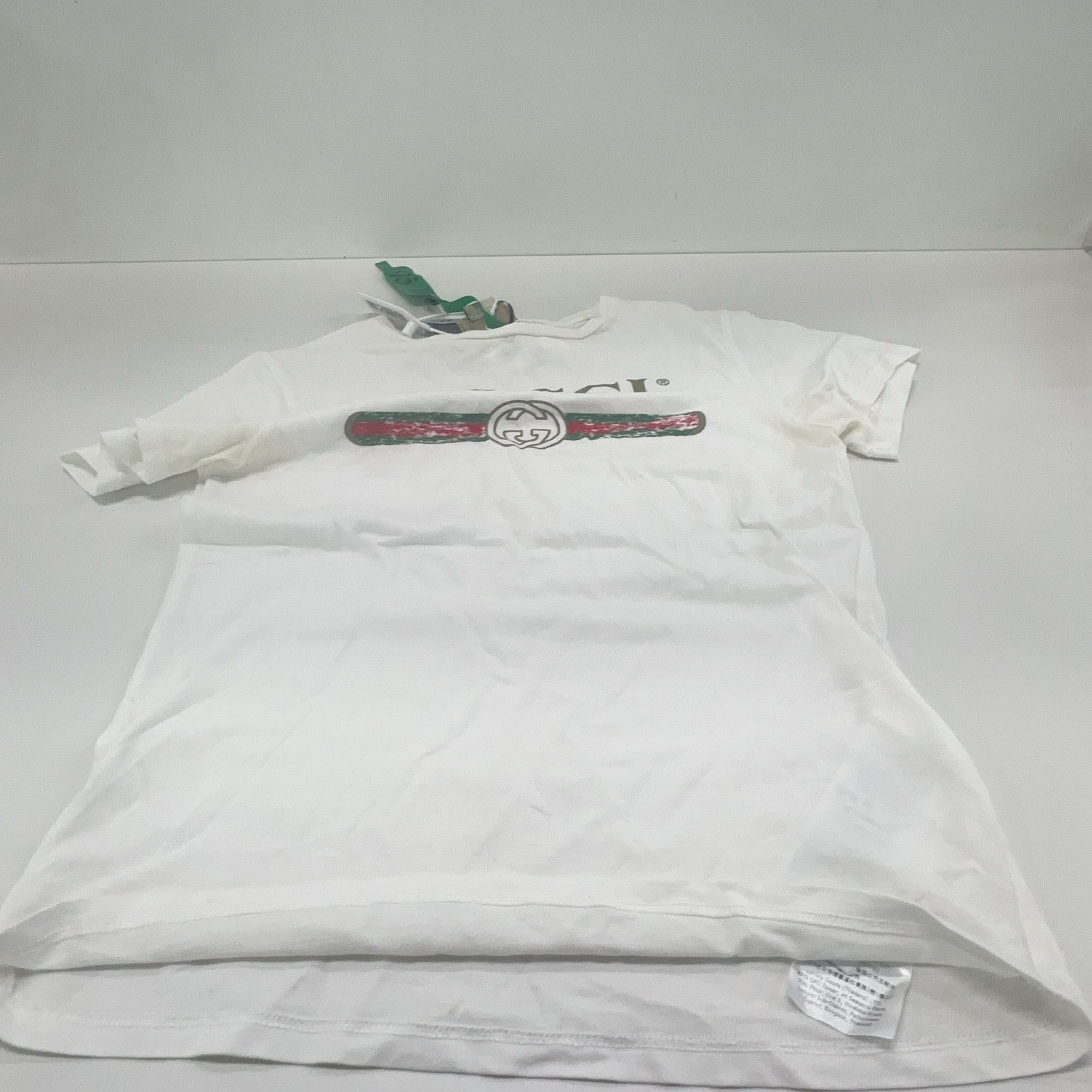 Gucci Gucci Web Stripe Logo T-Shirt Size 10 Size US XXS / EU 40 - 8 Thumbnail