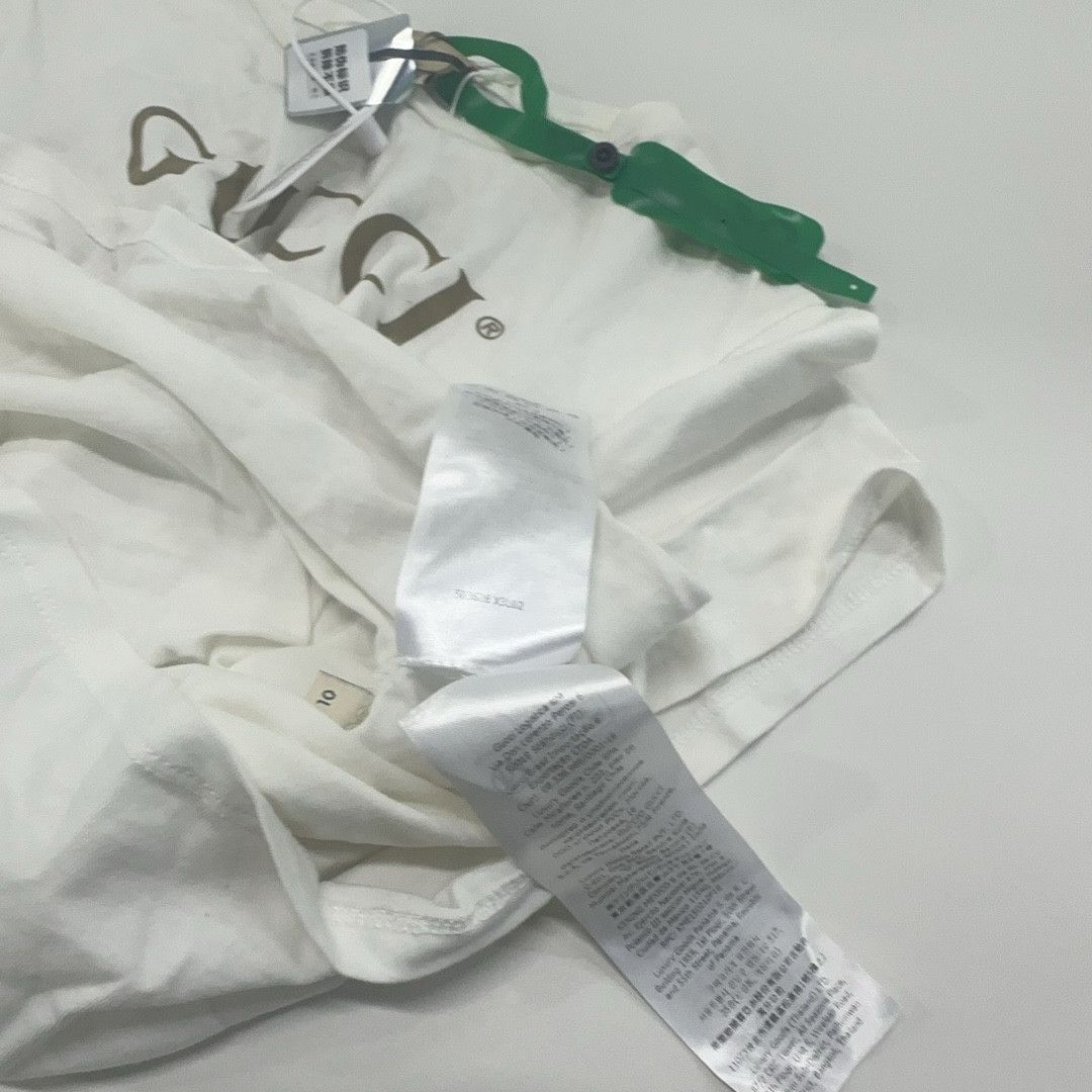 Gucci Gucci Web Stripe Logo T-Shirt Size 10 Size US XXS / EU 40 - 5 Thumbnail