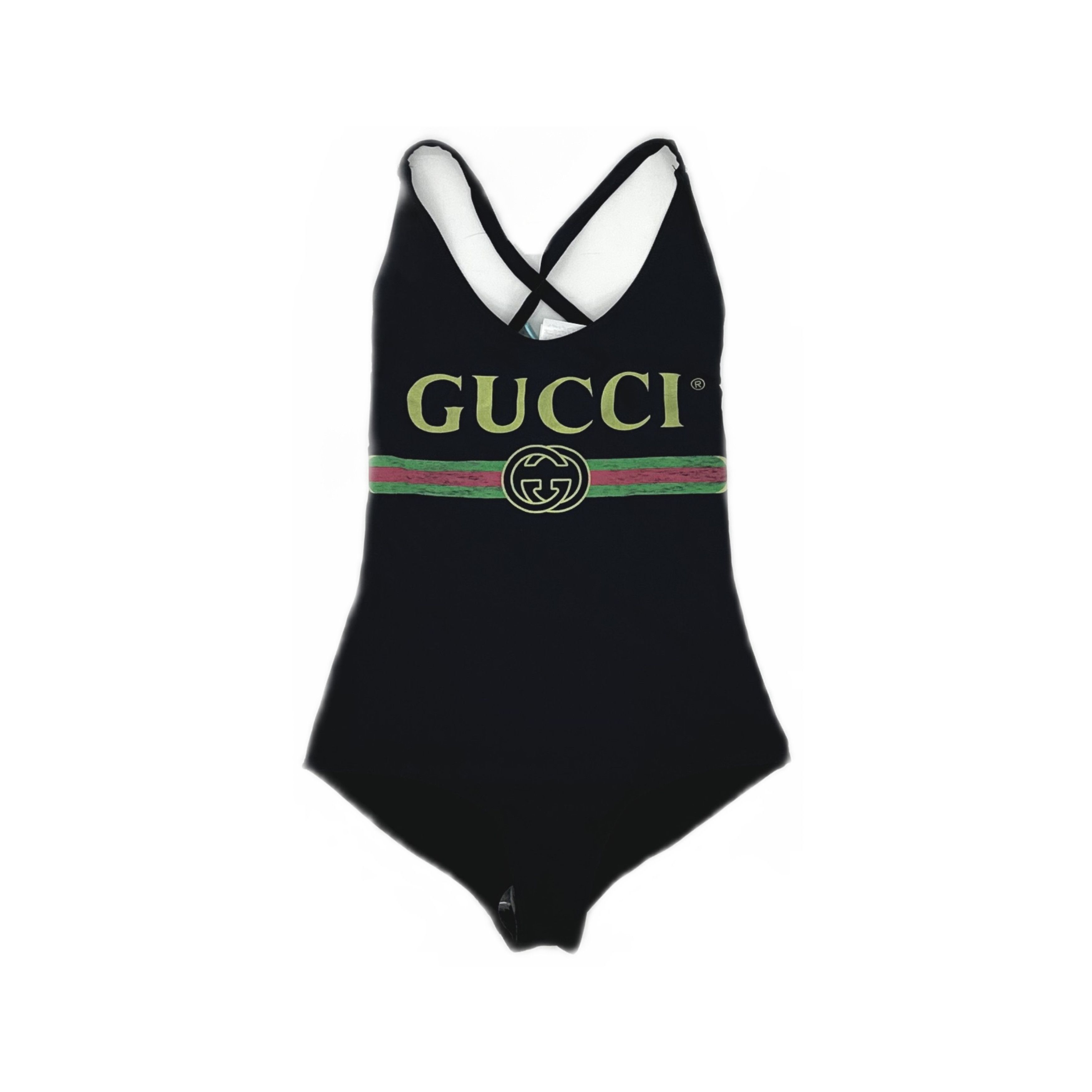 Gucci Gucci Logo Print Stripe Bodysuit Size XS Size XS / US 0-2 / IT 36-38 - 2 Thumbnail