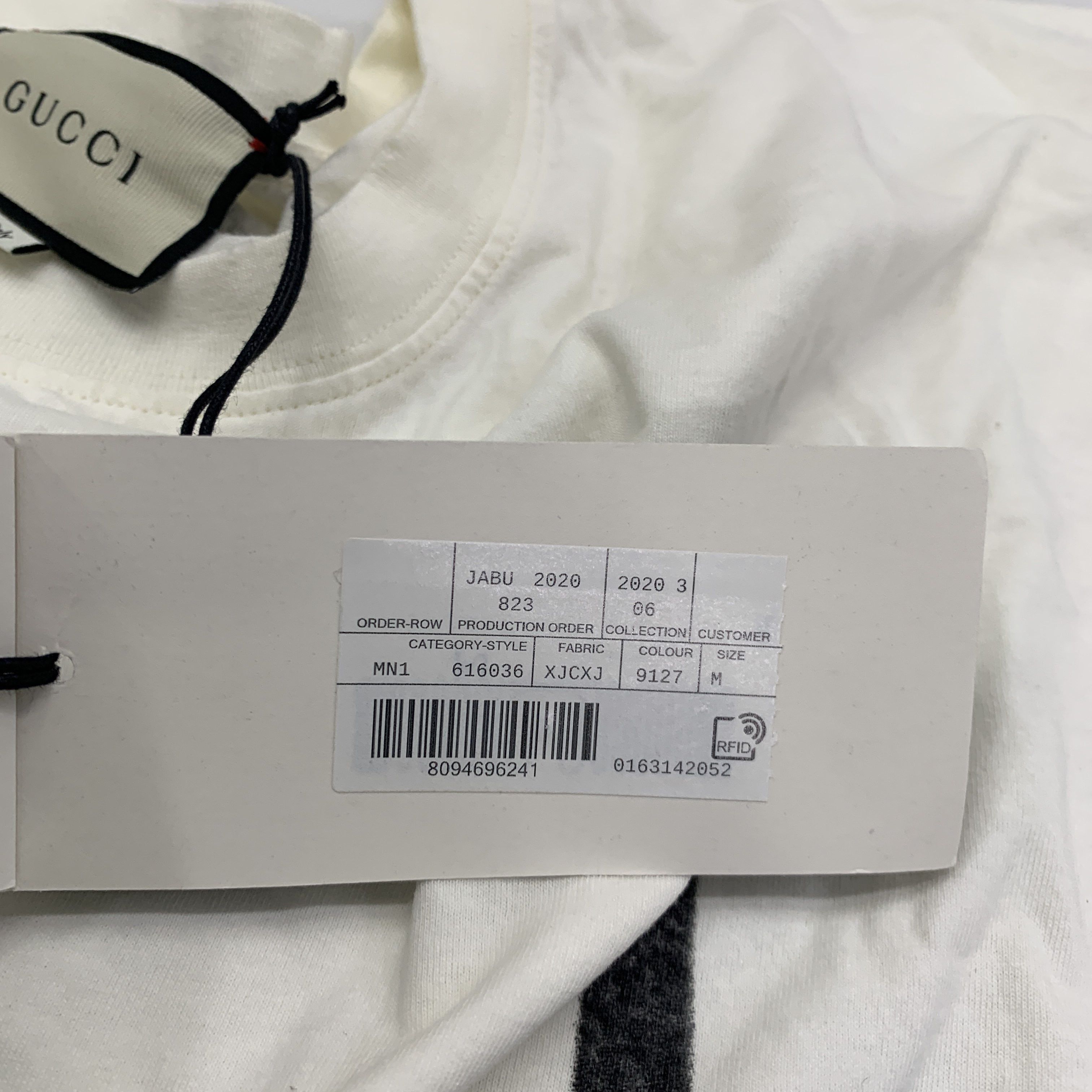 Gucci Gucci "thank" Logo Print T-Shirt Size M Size US M / EU 48-50 / 2 - 3 Thumbnail