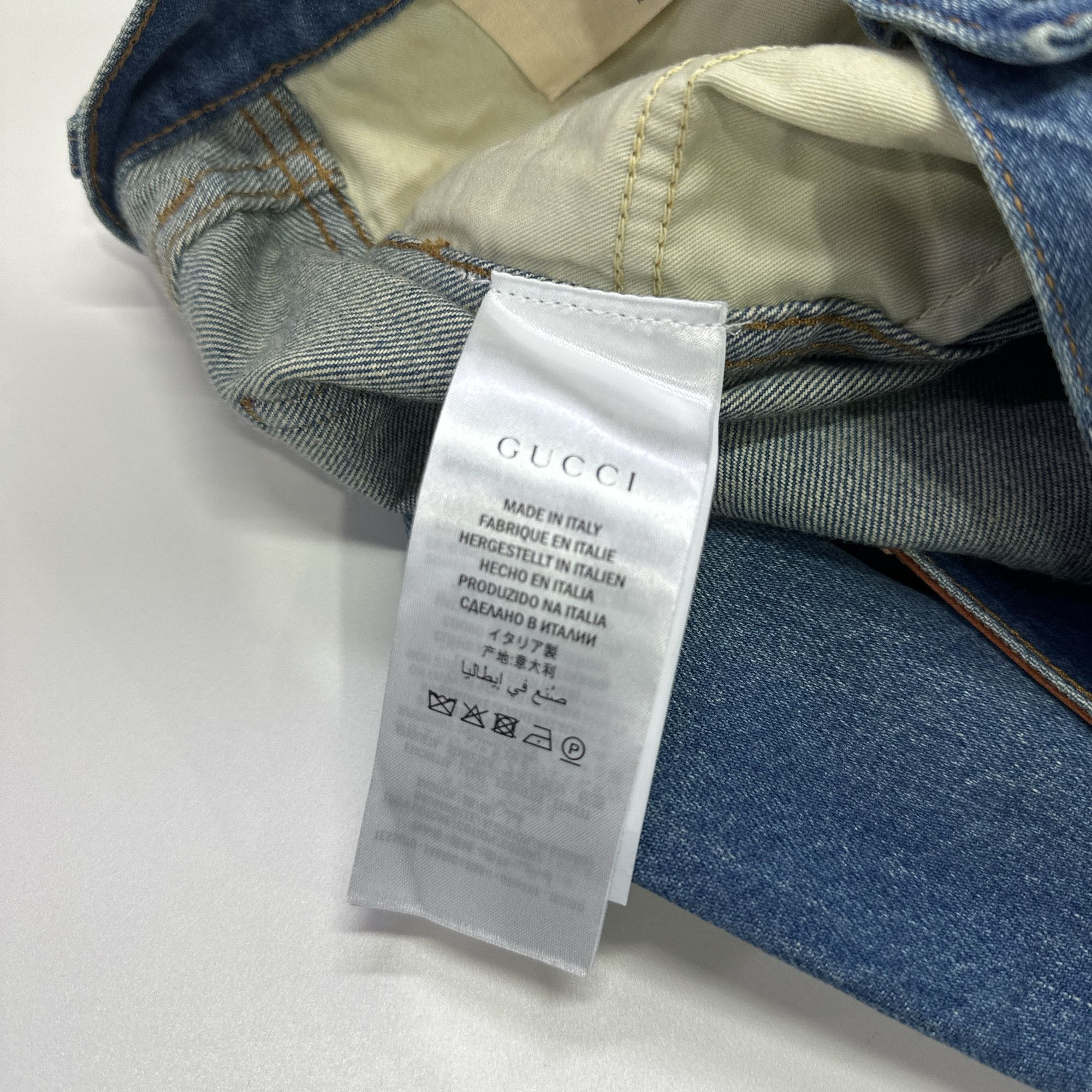 Gucci Gucci Tiger Patch Denim Jeans 33 Size US 33 - 5 Thumbnail