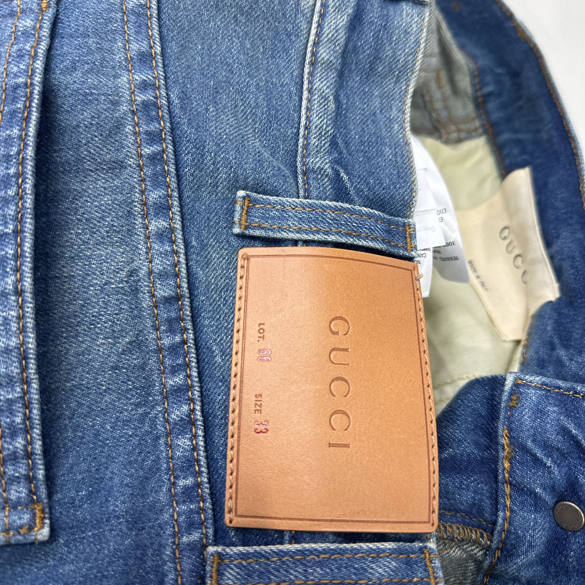 Gucci Gucci Tiger Patch Denim Jeans 33 Size US 33 - 7 Thumbnail