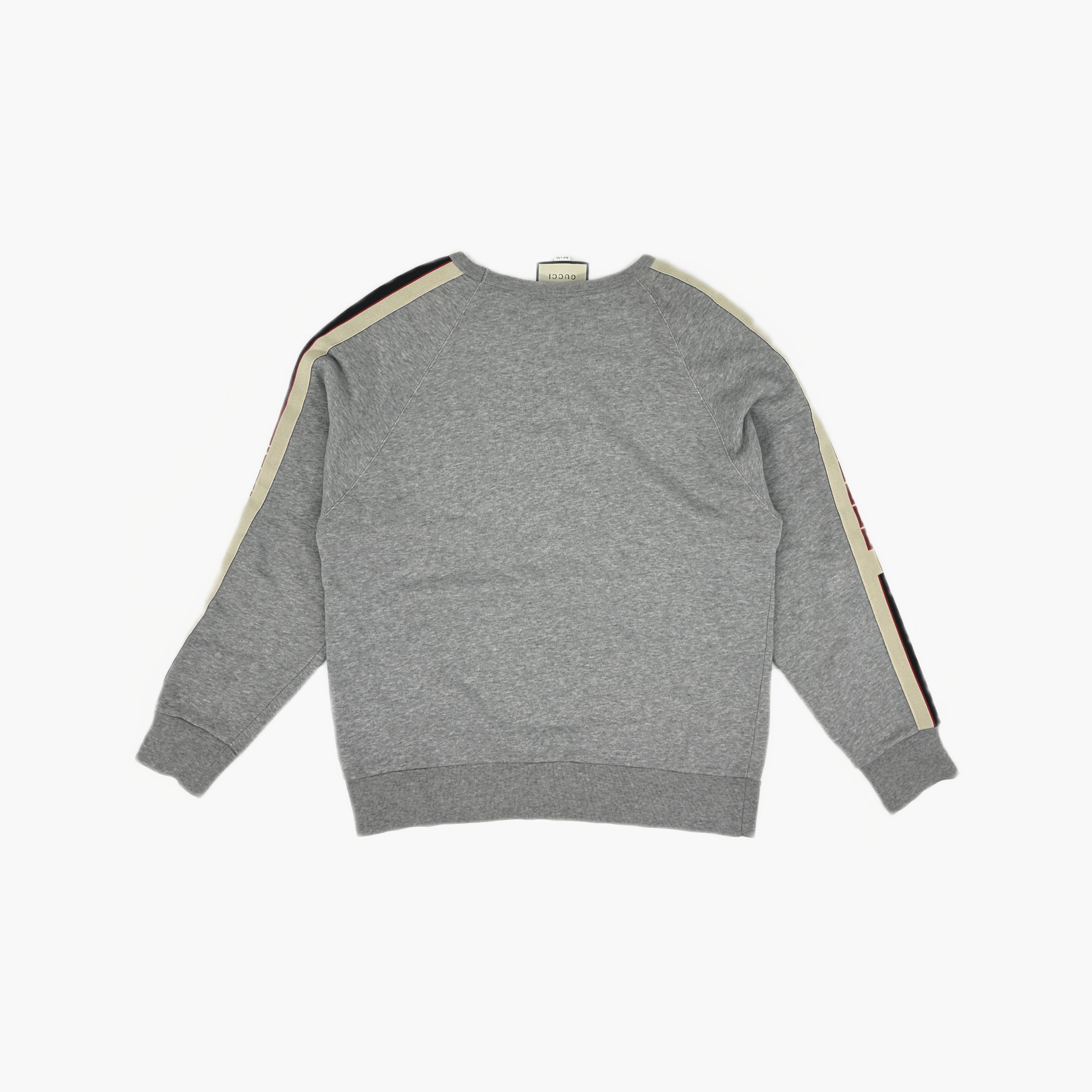 Gucci Gucci Side Logo Tape Sweatshirt Size L Size US L / EU 52-54 / 3 - 3 Thumbnail
