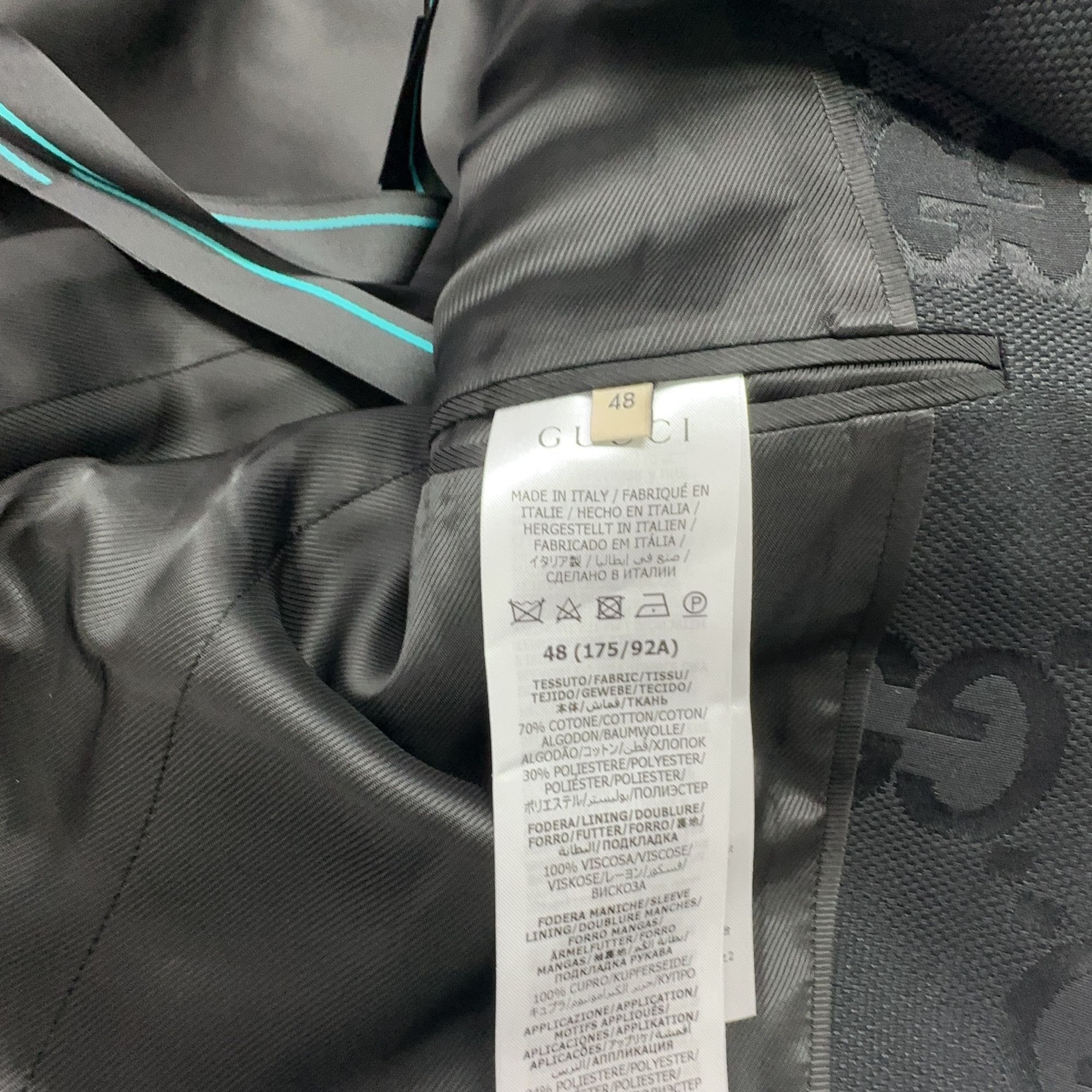 Gucci Gucci GG Monogram Canvas Blazer Size 38R Size 38R - 4 Thumbnail
