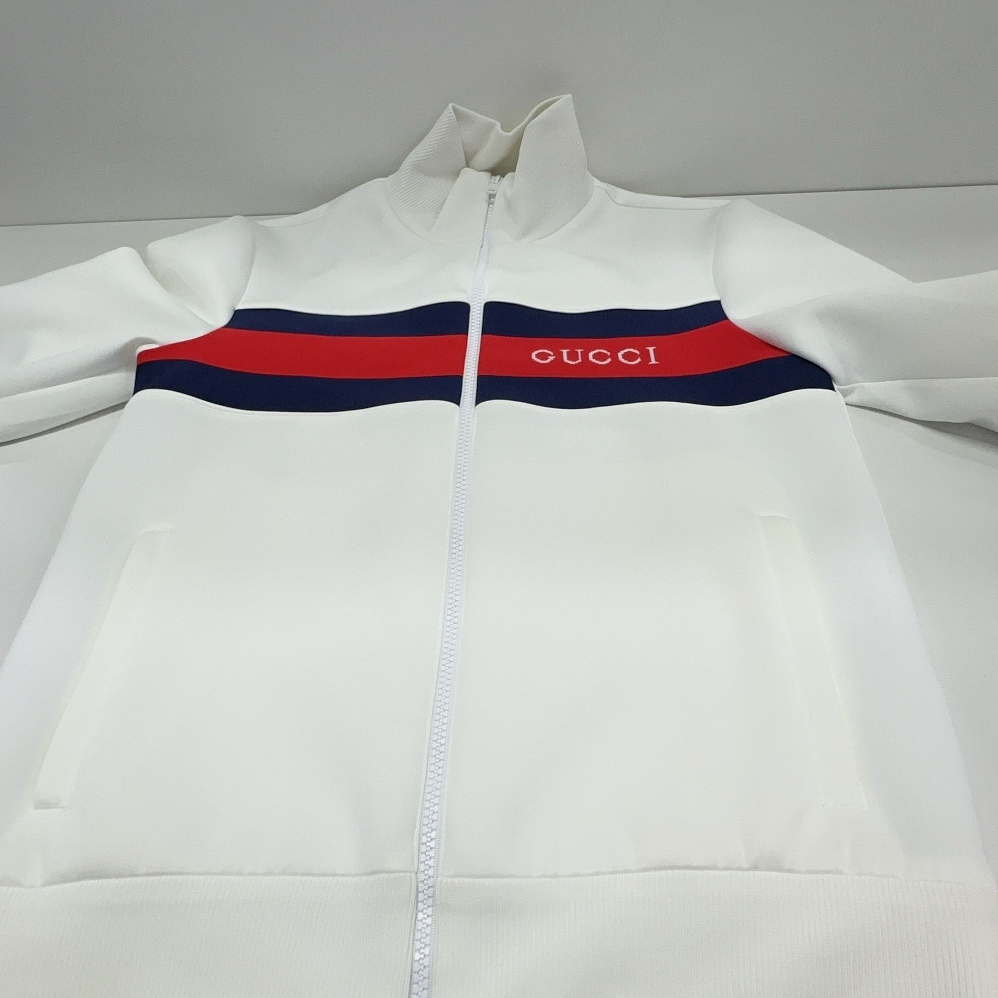 Gucci Gucci Lido Striped Zip-Up Jacket XS Size US XS / EU 42 / 0 - 9 Thumbnail