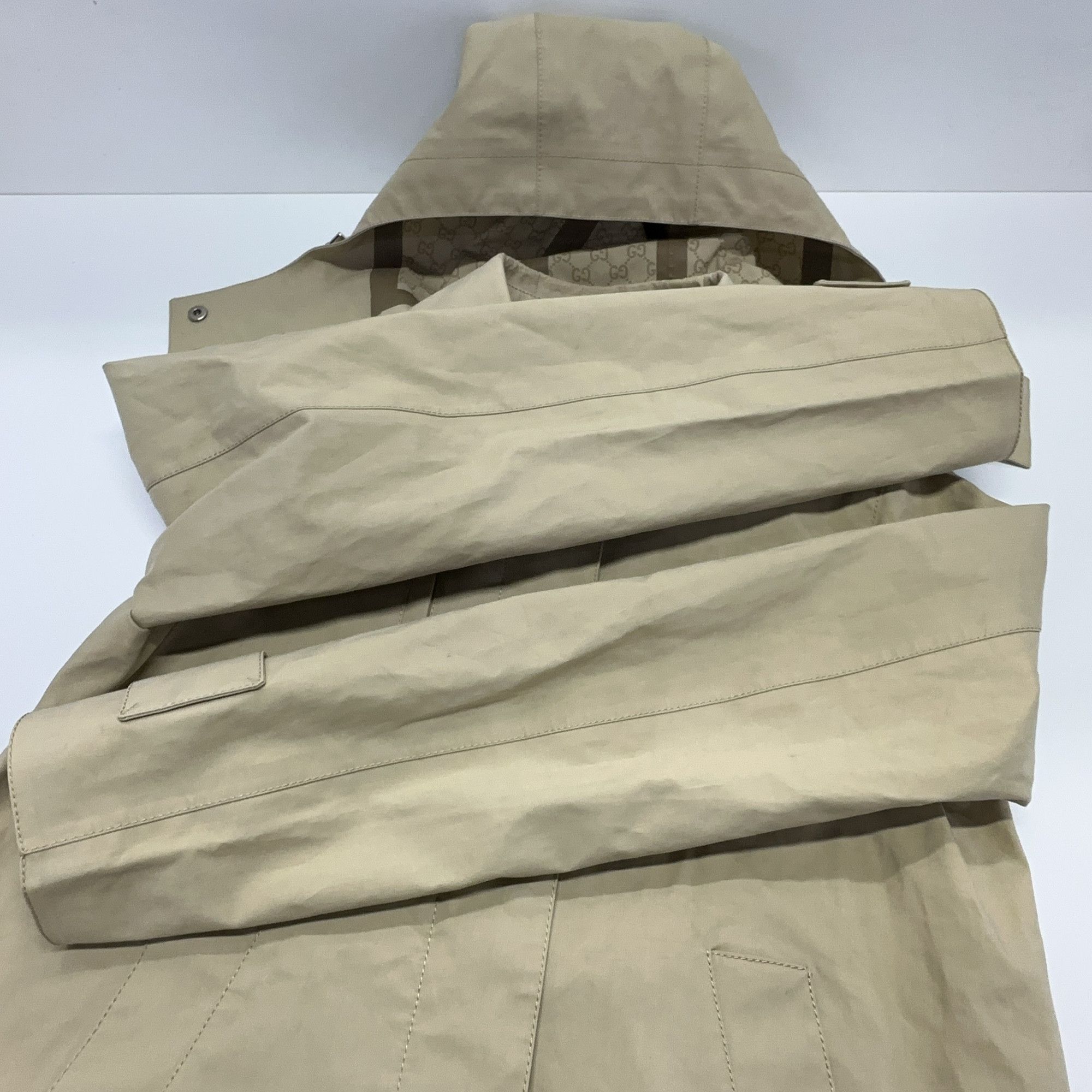 Gucci Gucci Hooded GG Monogram Lining Jacket Size 40 Size US XXS / EU 40 - 13 Thumbnail