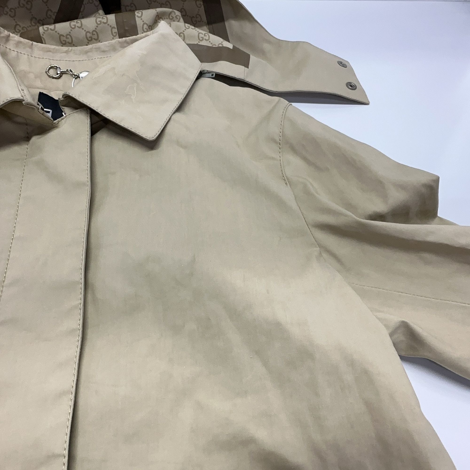Gucci Gucci Hooded GG Monogram Lining Jacket Size 40 Size US XXS / EU 40 - 9 Thumbnail