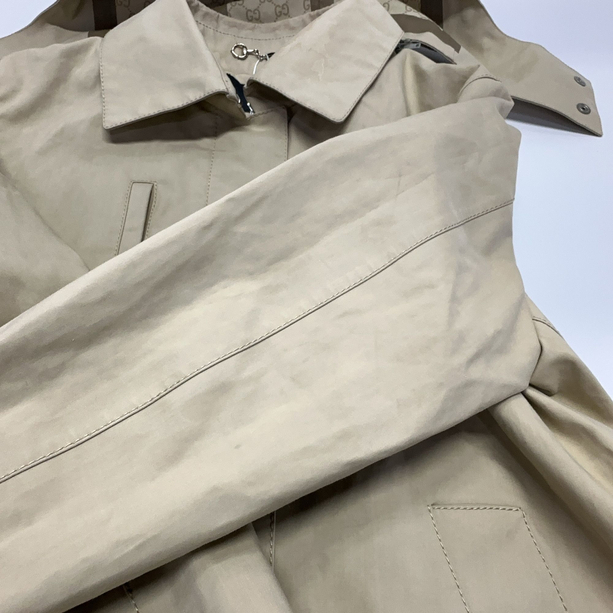 Gucci Gucci Hooded GG Monogram Lining Jacket Size 40 Size US XXS / EU 40 - 11 Thumbnail
