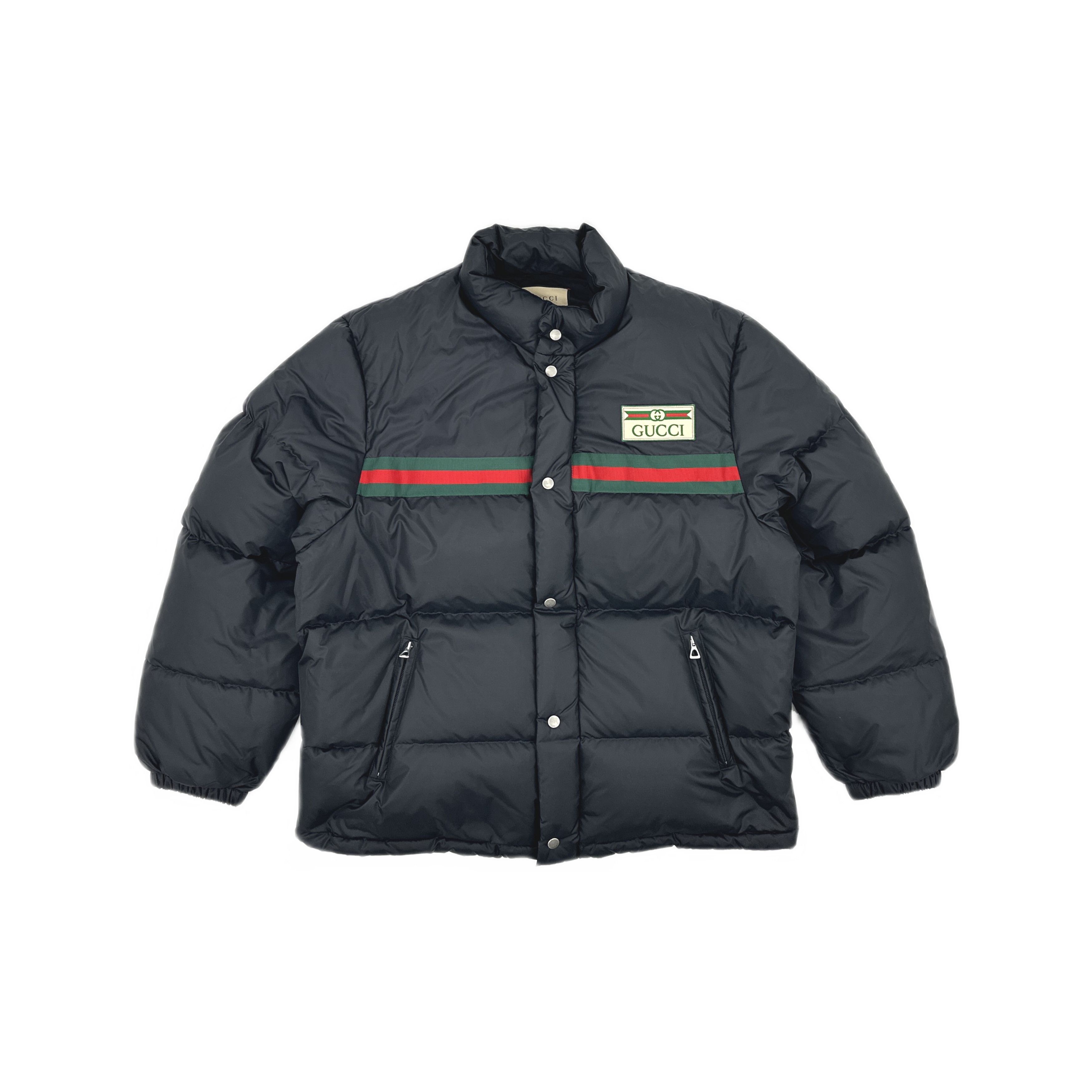 Gucci Gucci Web Stripe Logo Puffer Jacket US M Size US M / EU 48-50 / 2 - 2 Thumbnail