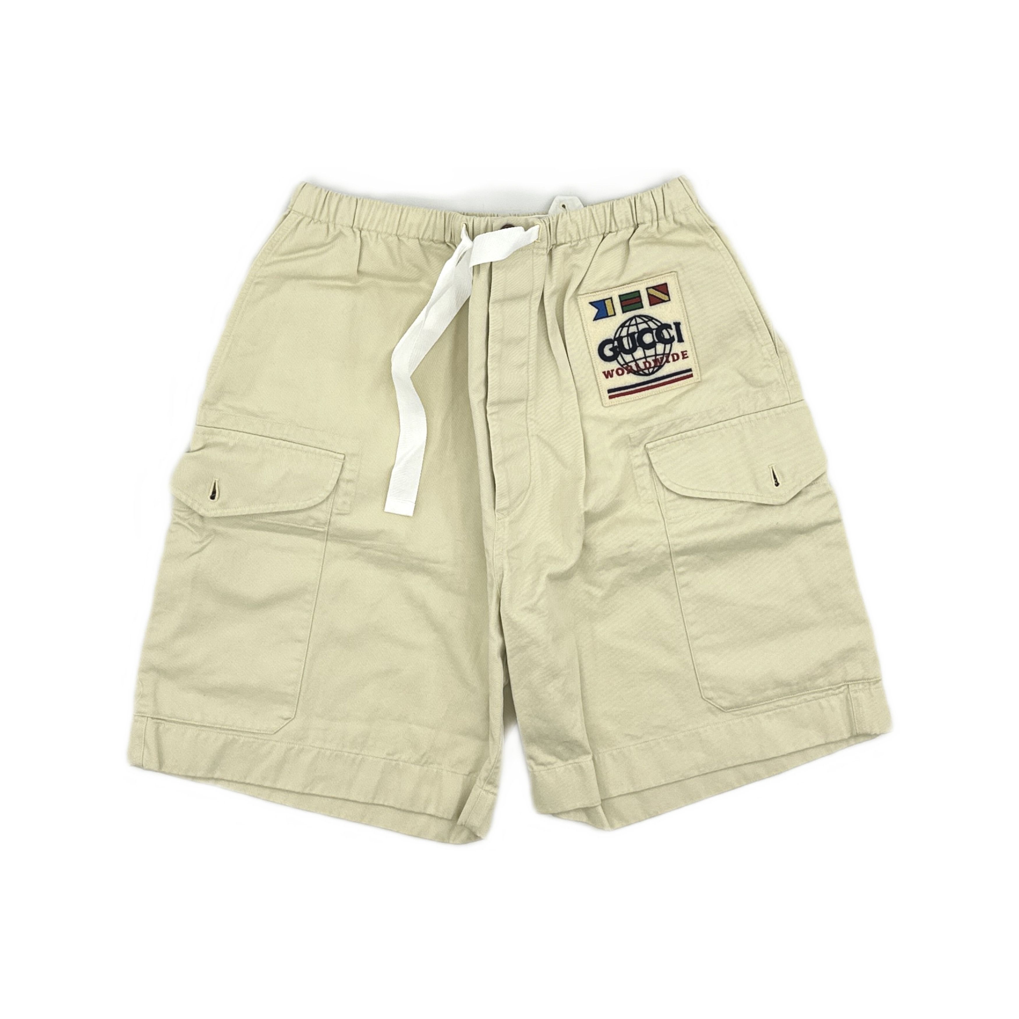 Gucci Gucci Logo Patch Cargo Shorts Size 30 Size US 30 / EU 46 - 2 Thumbnail