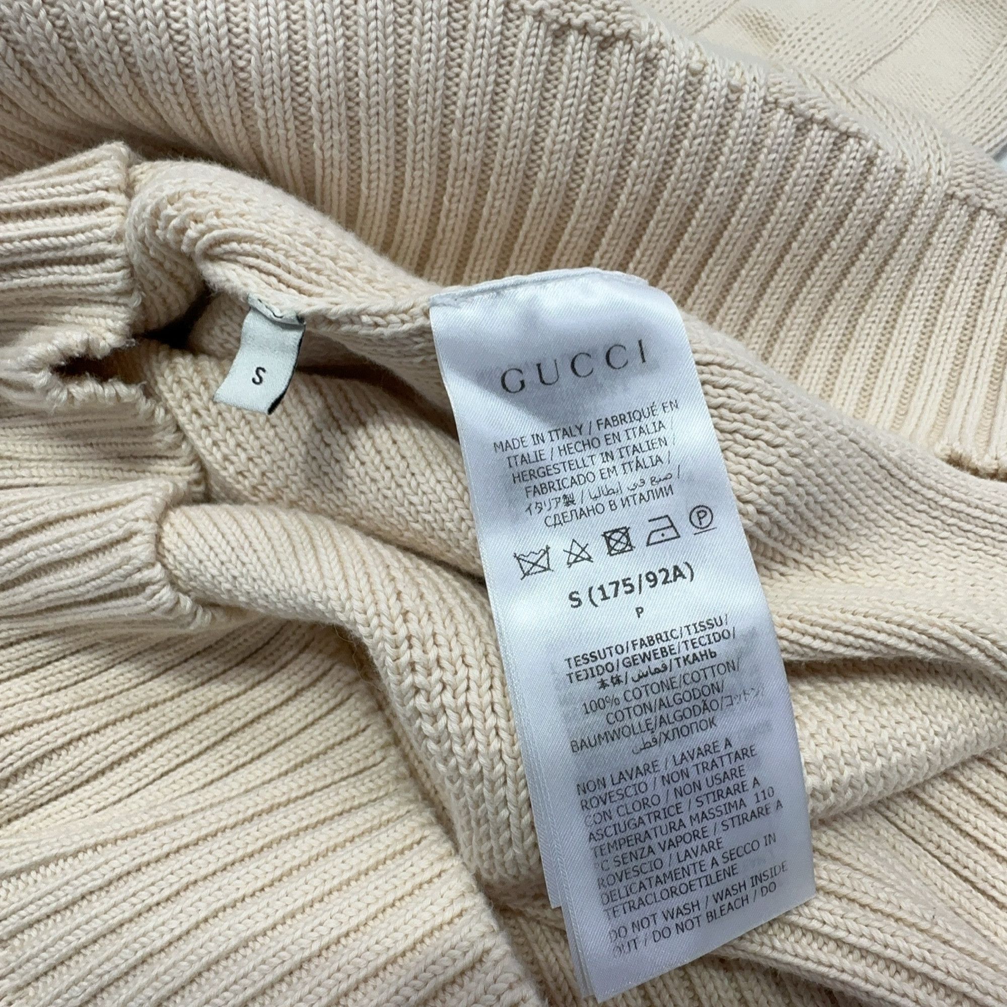 Gucci Gucci Interlocking G Ribbed Pocket Sweater S Size US S / EU 44-46 / 1 - 6 Thumbnail