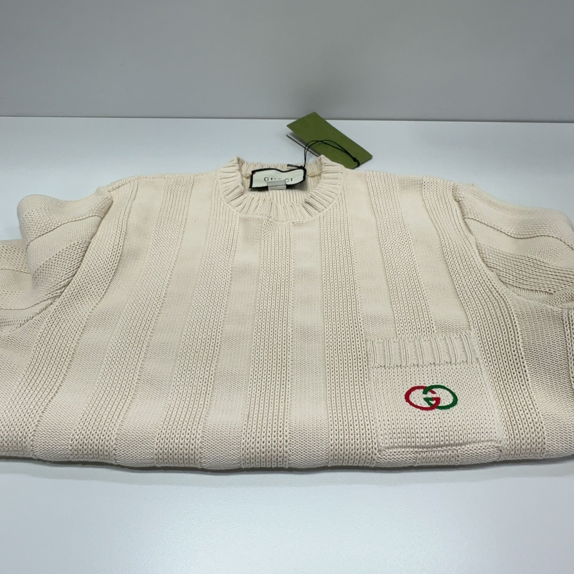 Gucci Gucci Interlocking G Ribbed Pocket Sweater S Size US S / EU 44-46 / 1 - 9 Thumbnail