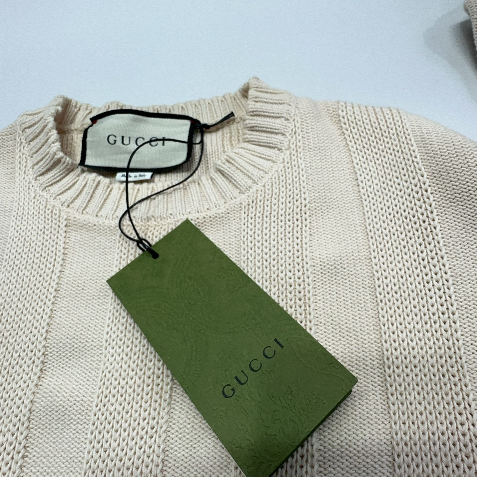 Gucci Gucci Interlocking G Ribbed Pocket Sweater S Size US S / EU 44-46 / 1 - 5 Thumbnail