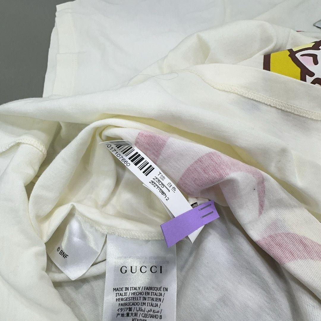 Gucci Gucci x Bananya Logo Graphic Print T-Shirt Size S Size S / US 4 / IT 40 - 6 Thumbnail