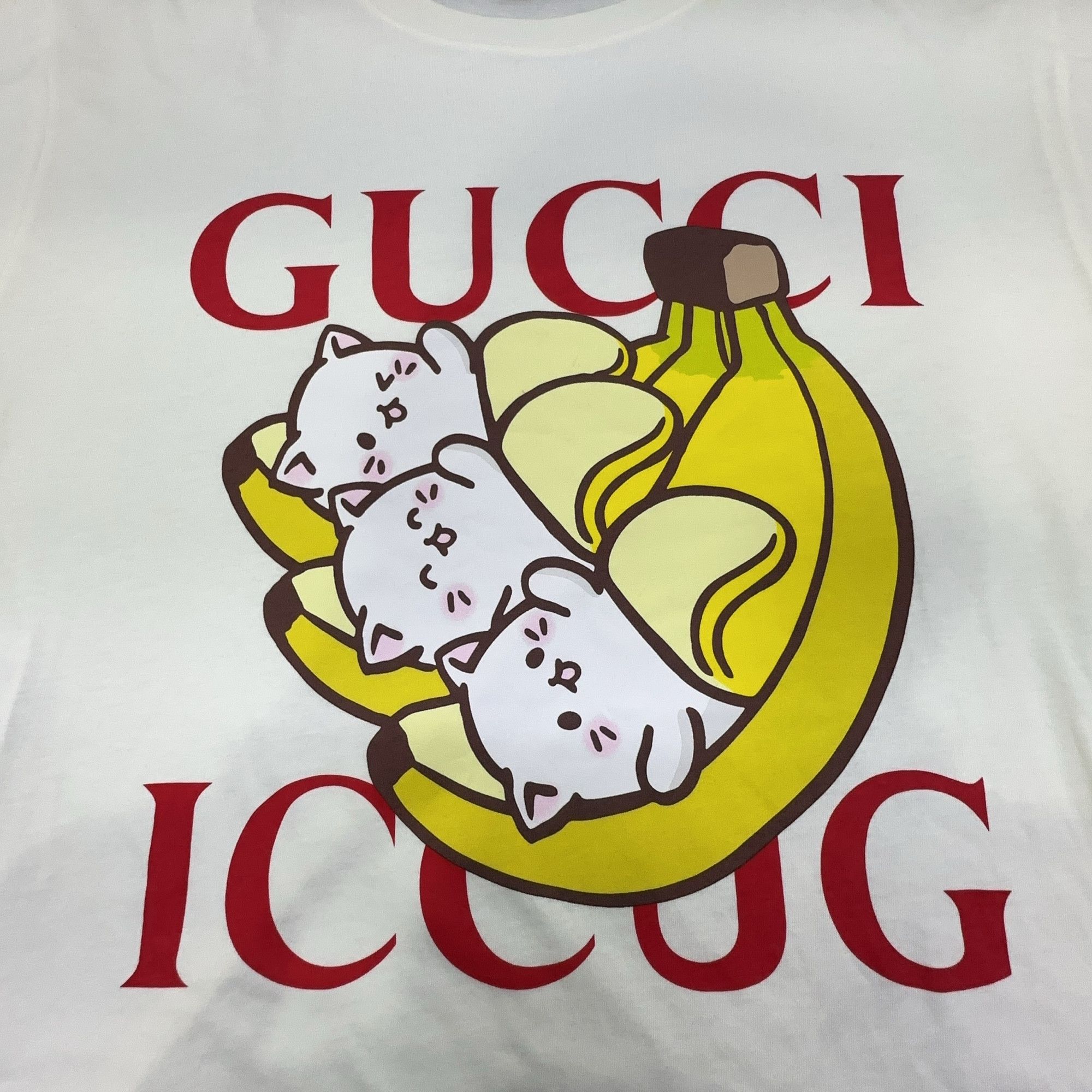 Gucci Gucci x Bananya Logo Graphic Print T-Shirt Size S Size S / US 4 / IT 40 - 8 Thumbnail