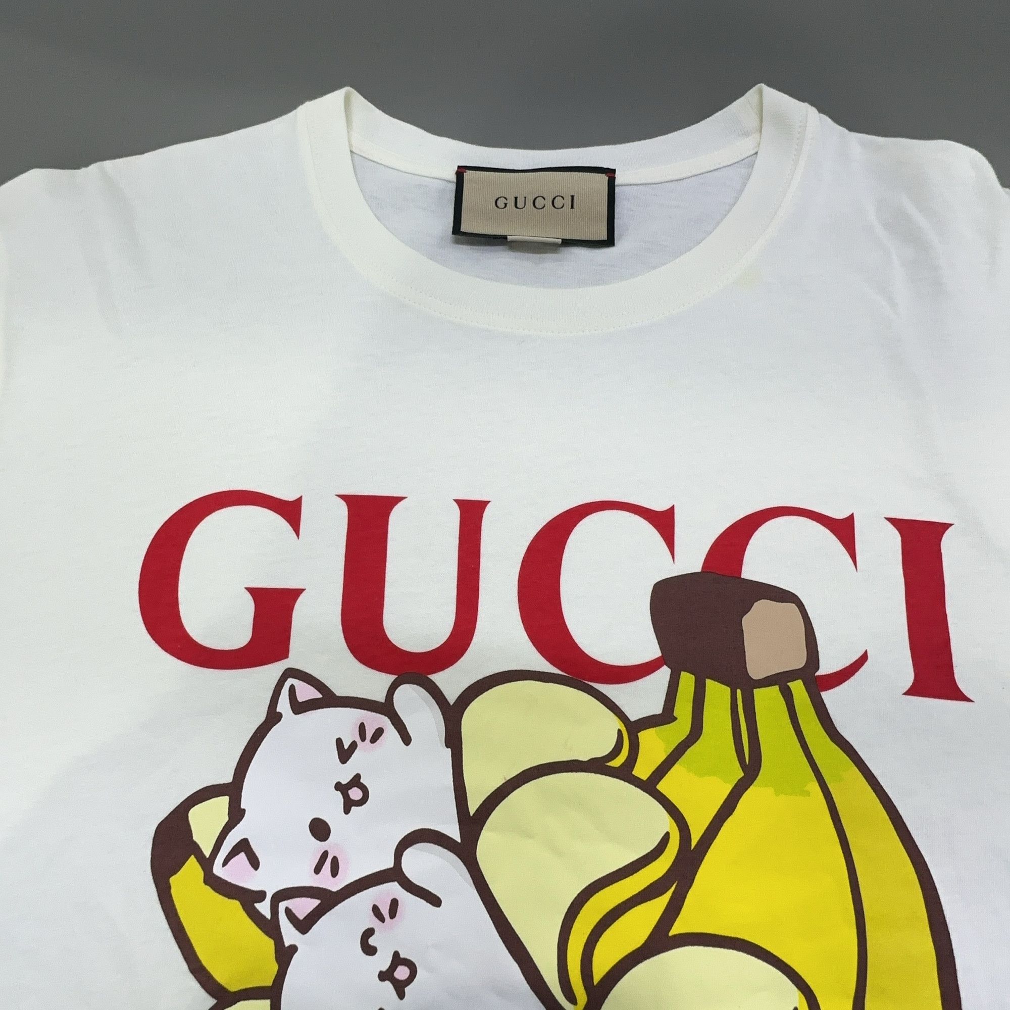 Gucci Gucci x Bananya Logo Graphic Print T-Shirt Size S Size S / US 4 / IT 40 - 7 Thumbnail