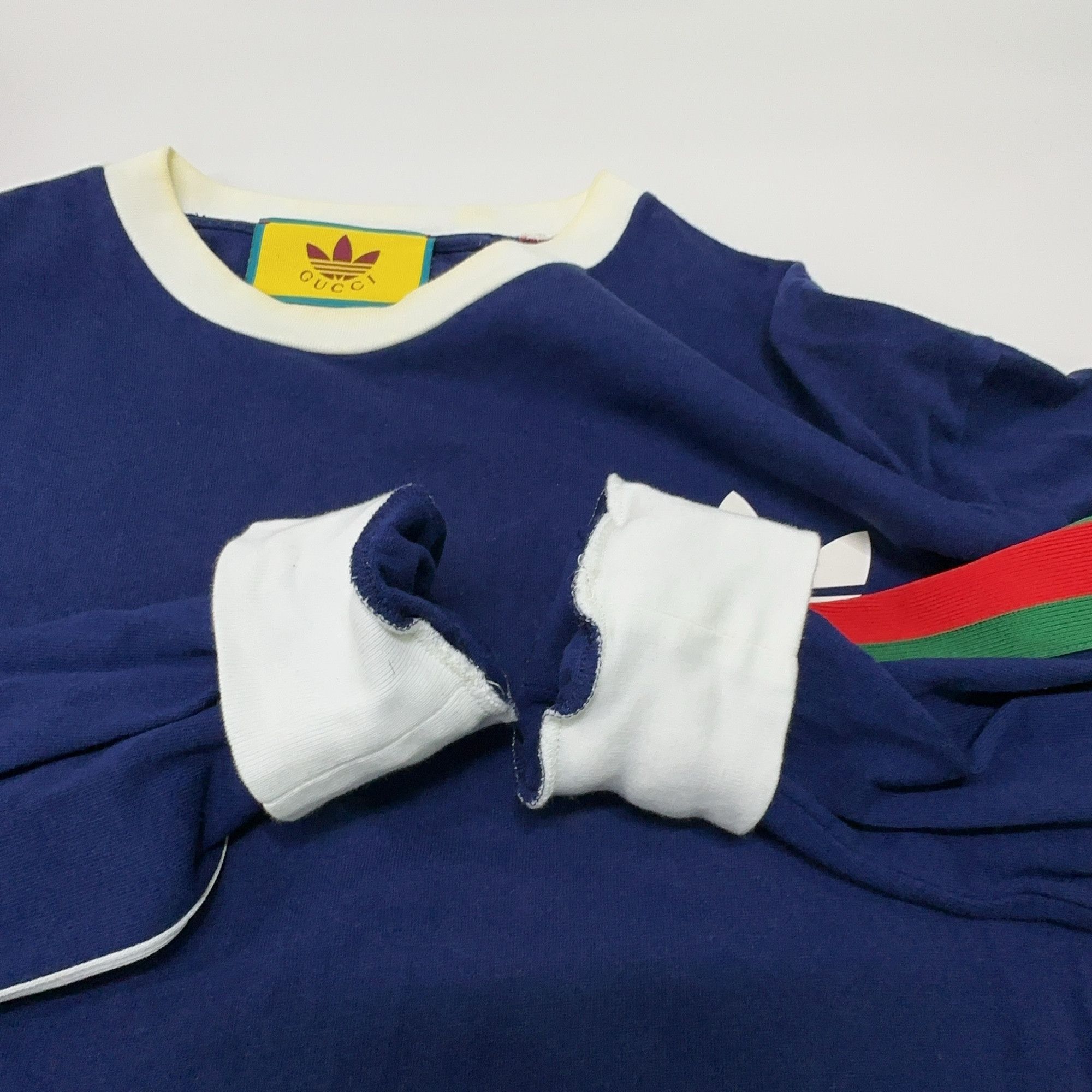 Gucci Gucci x Adidas Originals Logo Long Sleeve T-Shirt XL Size US XL / EU 56 / 4 - 11 Thumbnail