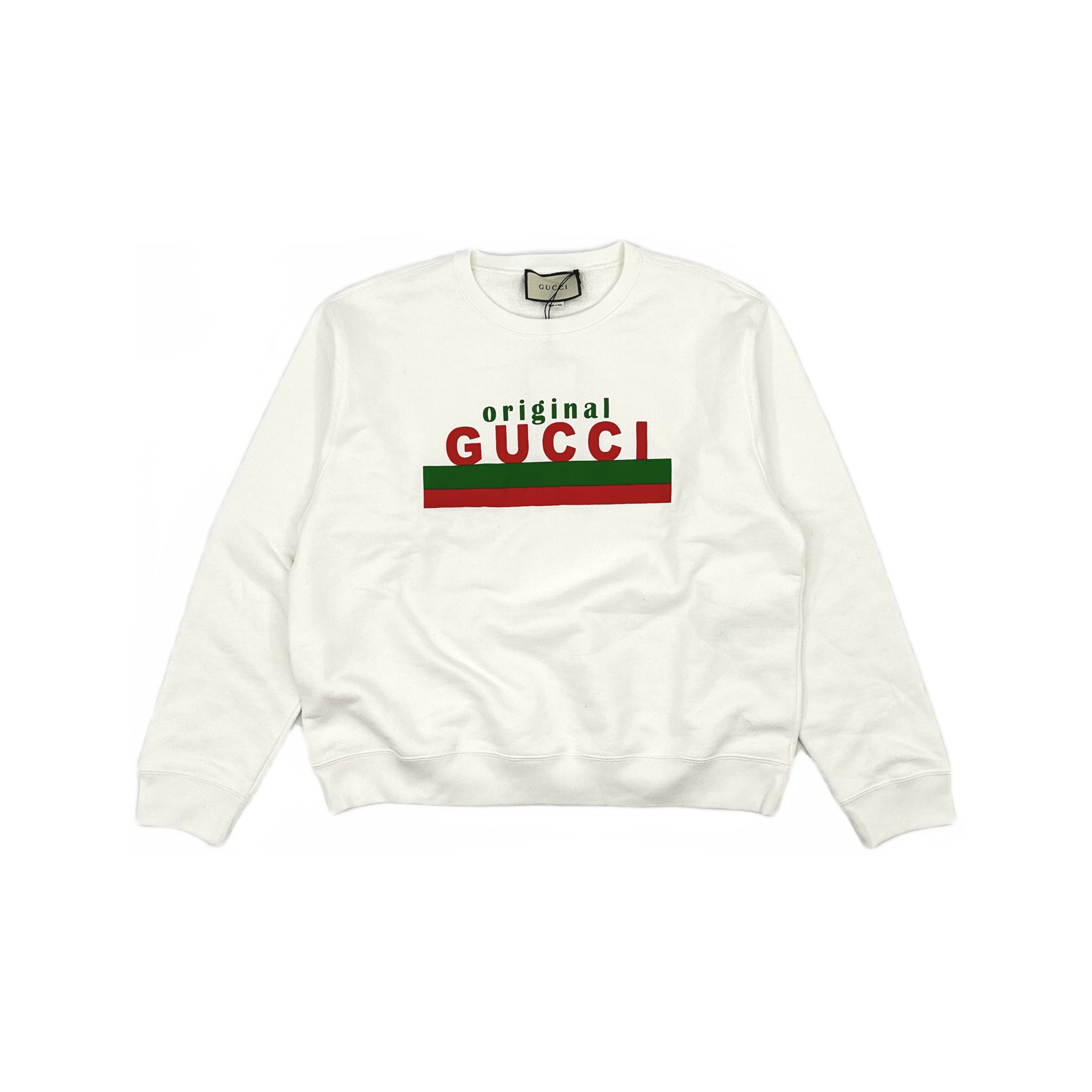 Gucci Gucci Original Logo Print Sweatshirt Size M Size US M / EU 48-50 / 2 - 2 Thumbnail