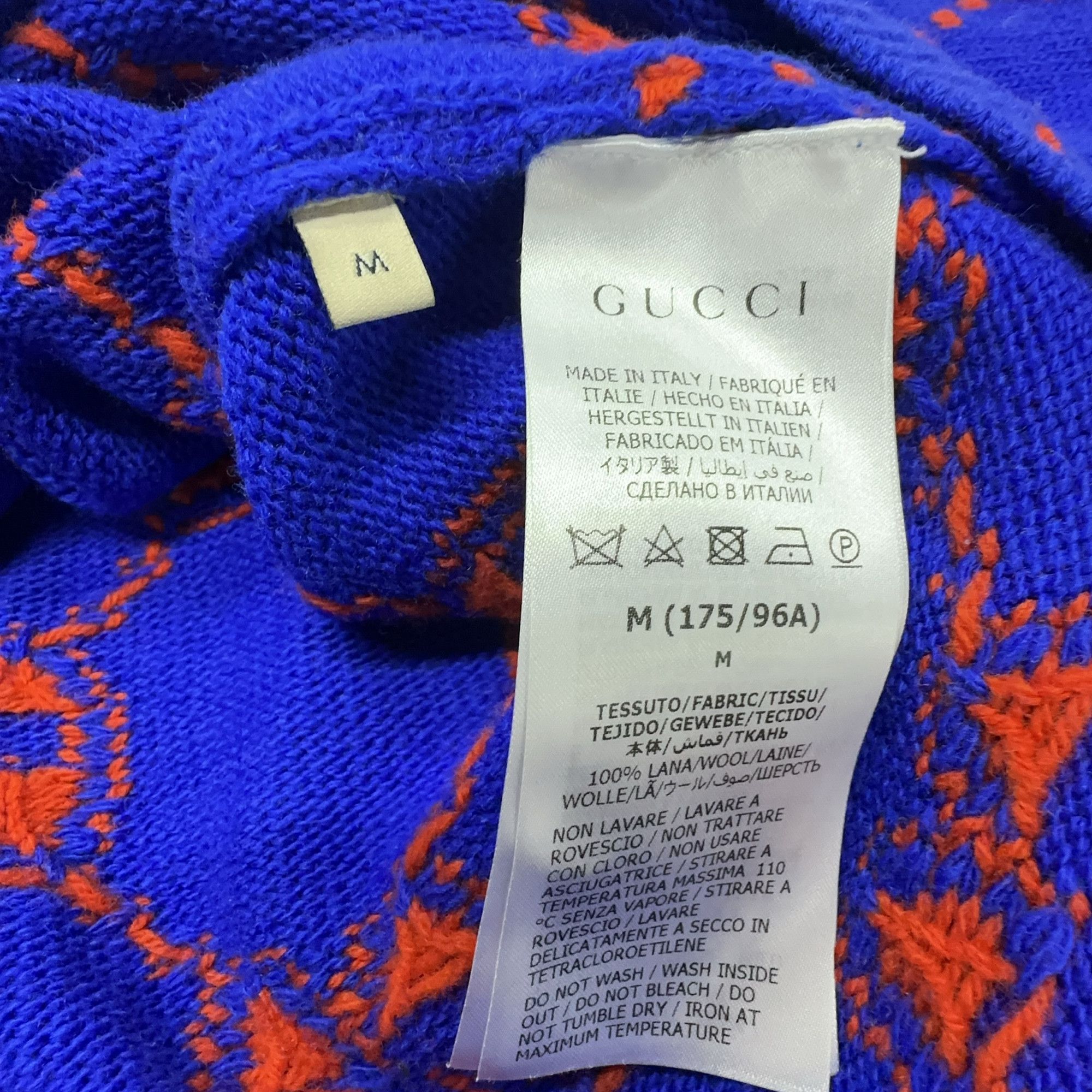 Gucci Gucci GG Knit Wool Crewneck Sweater Size M Size US M / EU 48-50 / 2 - 4 Thumbnail