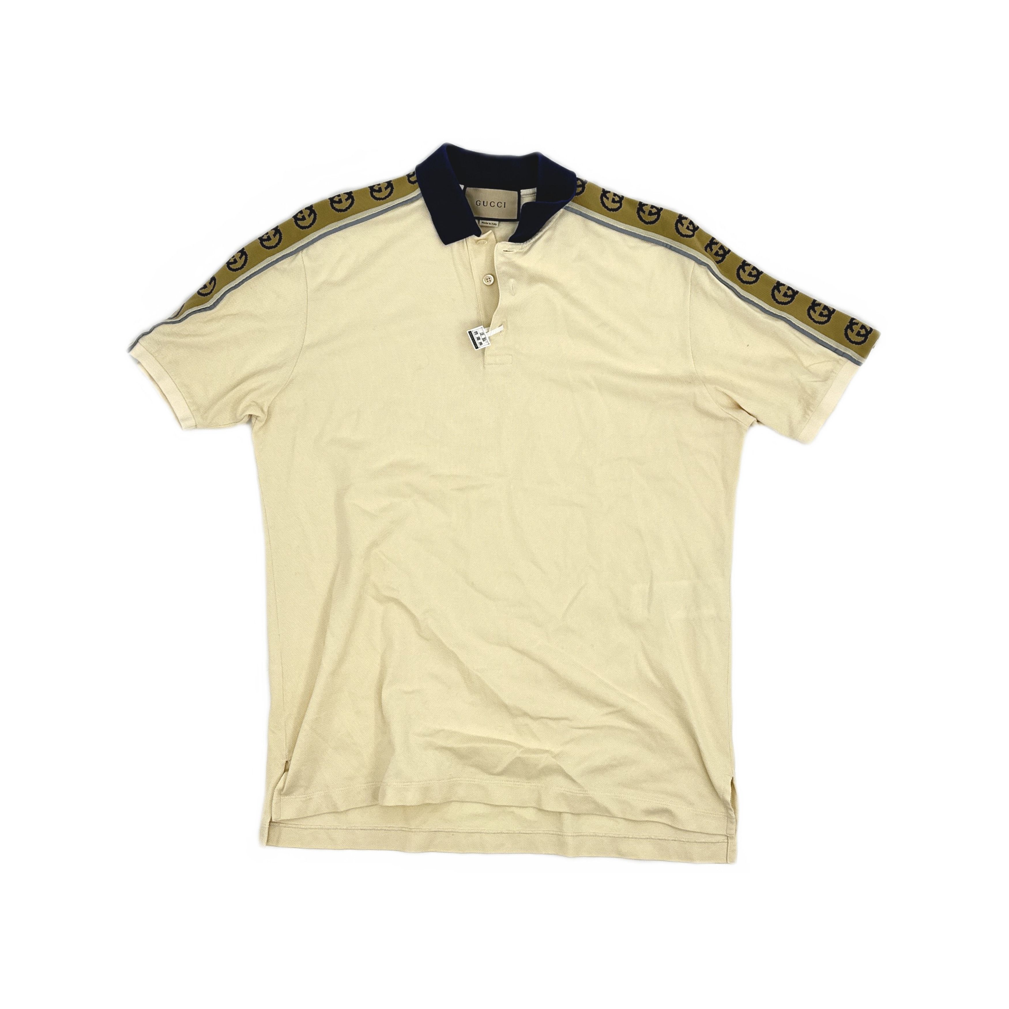 Gucci Gucci Logo Stripe Polo Shirt Size L Size US L / EU 52-54 / 3 - 2 Thumbnail