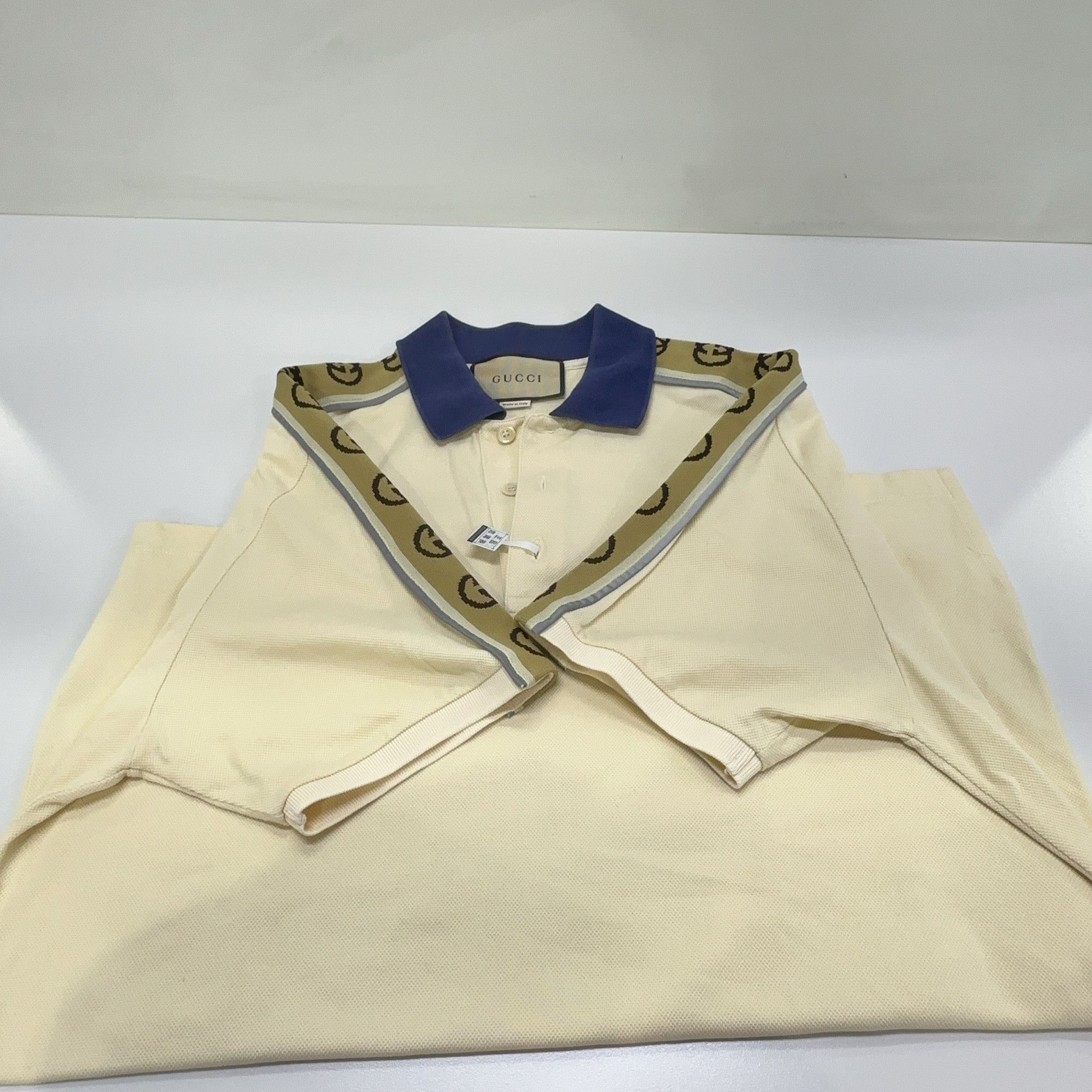 Gucci Gucci Logo Stripe Polo Shirt Size L Size US L / EU 52-54 / 3 - 15 Thumbnail