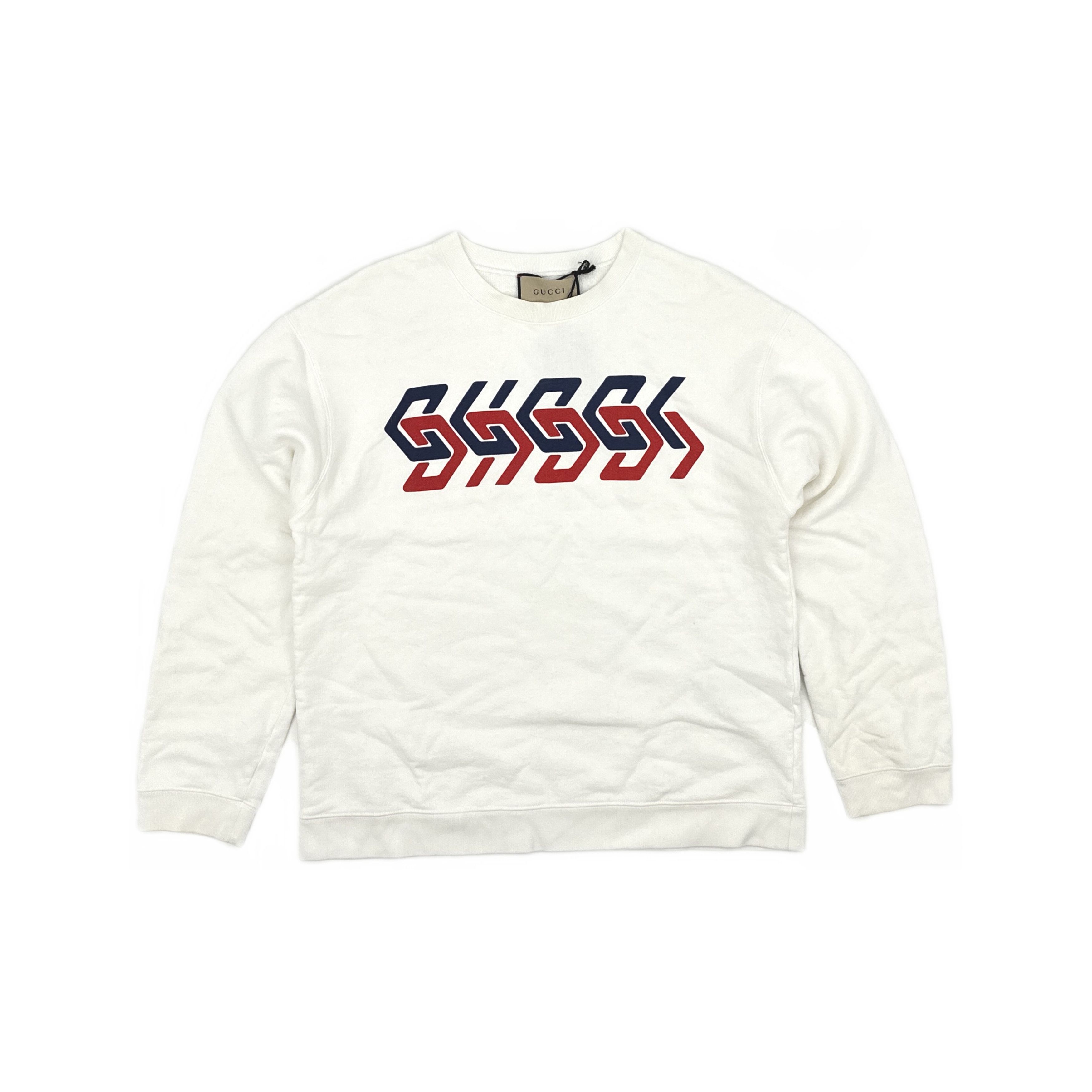 Gucci Gucci Mirrored Logo Sweatshirt S Size US S / EU 44-46 / 1 - 2 Thumbnail