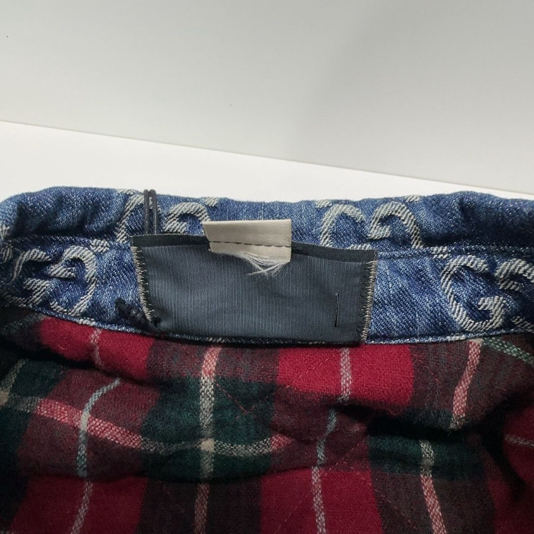 Gucci Gucci Logo Print Denim Jacket 48 Size US M / EU 48-50 / 2 - 8 Thumbnail