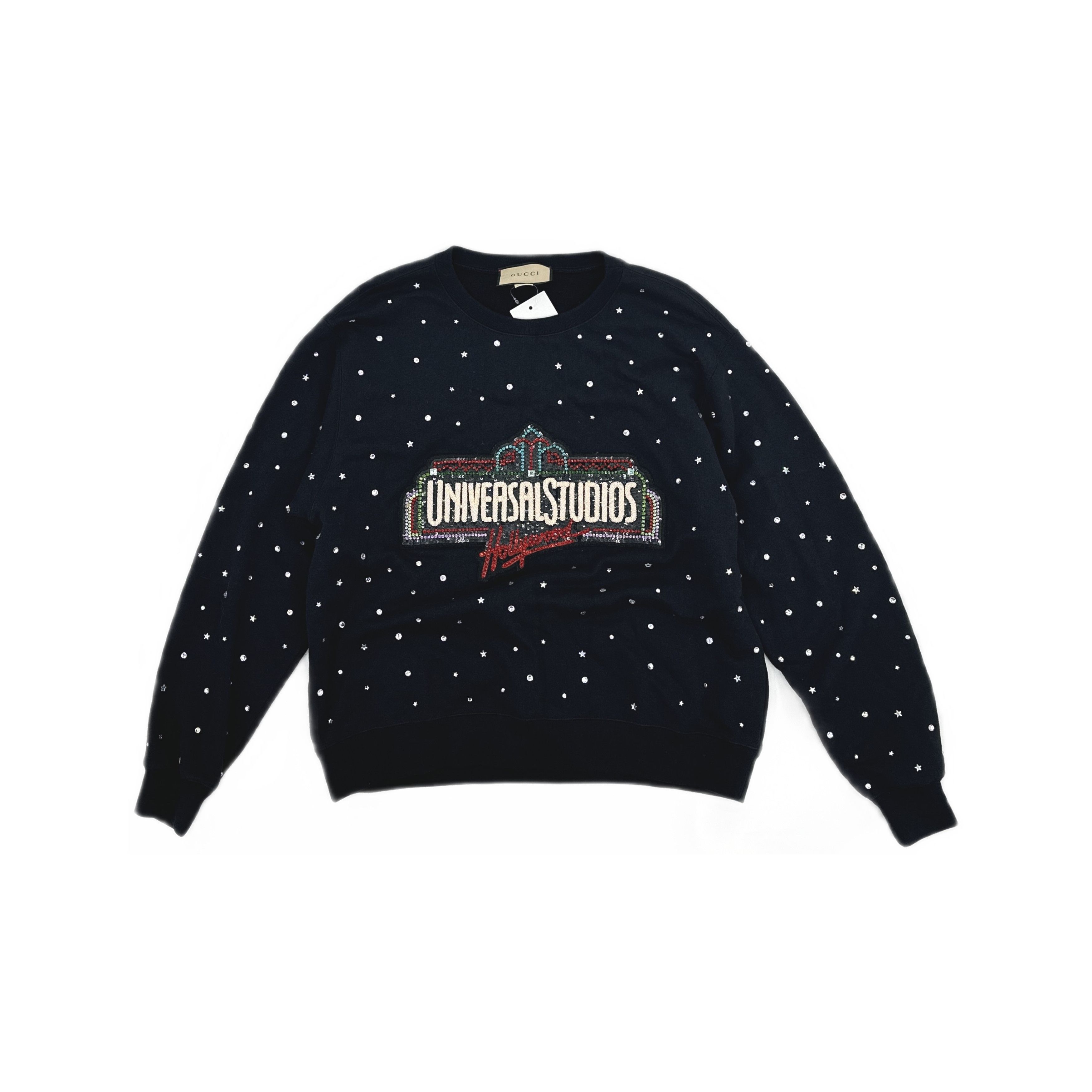 Gucci Gucci x Universal Studios Crystal Logo Sweatshirt Size S Size US S / EU 44-46 / 1 - 2 Thumbnail