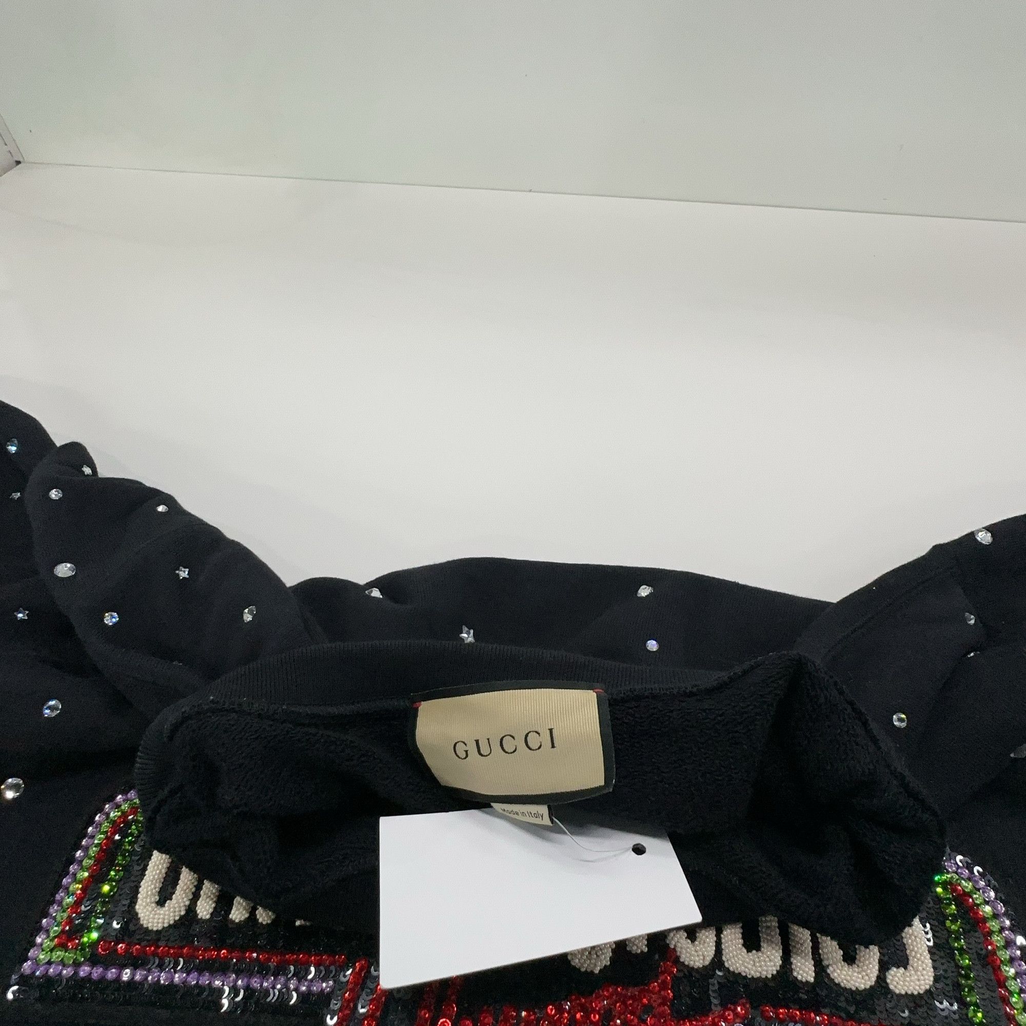 Gucci Gucci x Universal Studios Crystal Logo Sweatshirt Size S Size US S / EU 44-46 / 1 - 7 Thumbnail