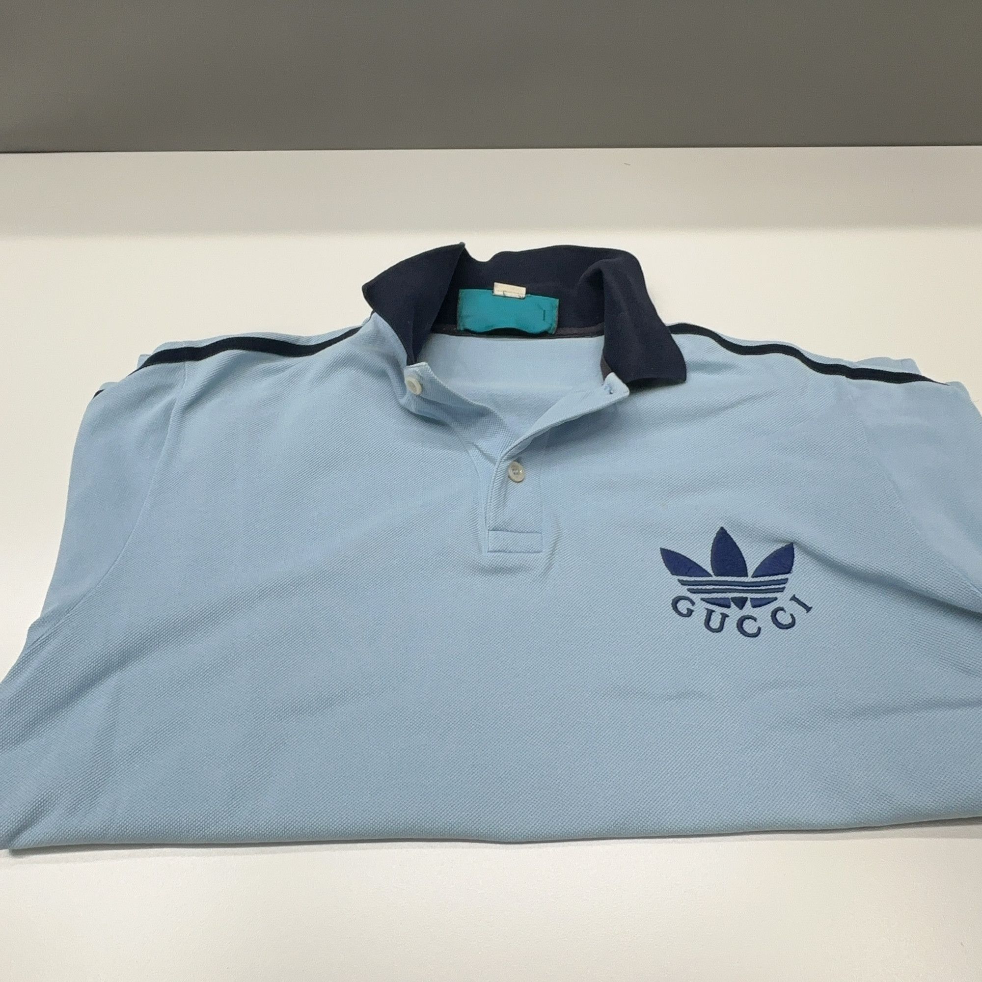 Gucci Gucci x Adidas Striped Polo Shirt S Size US S / EU 44-46 / 1 - 8 Thumbnail
