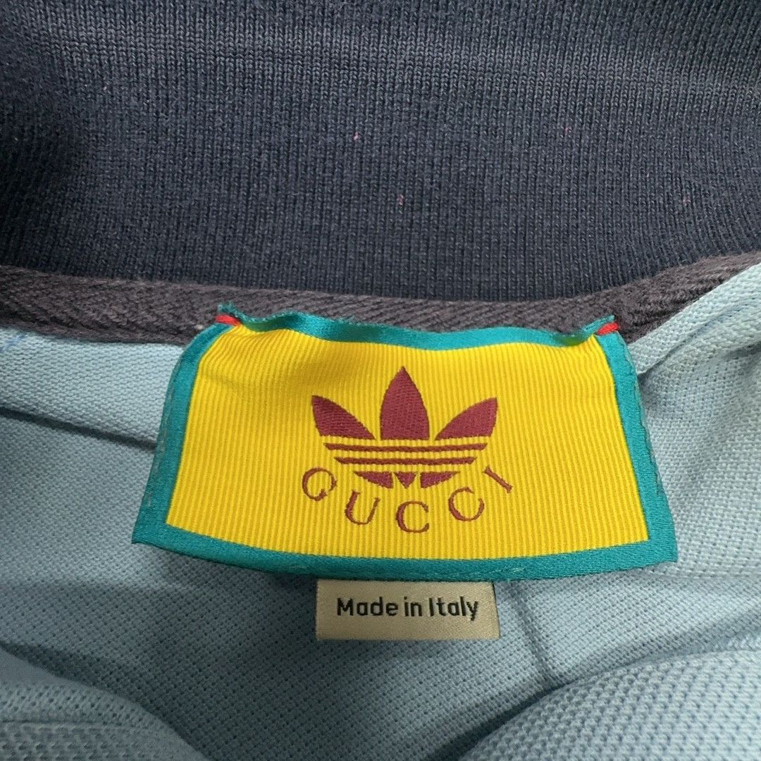 Gucci Gucci x Adidas Striped Polo Shirt S Size US S / EU 44-46 / 1 - 4 Thumbnail