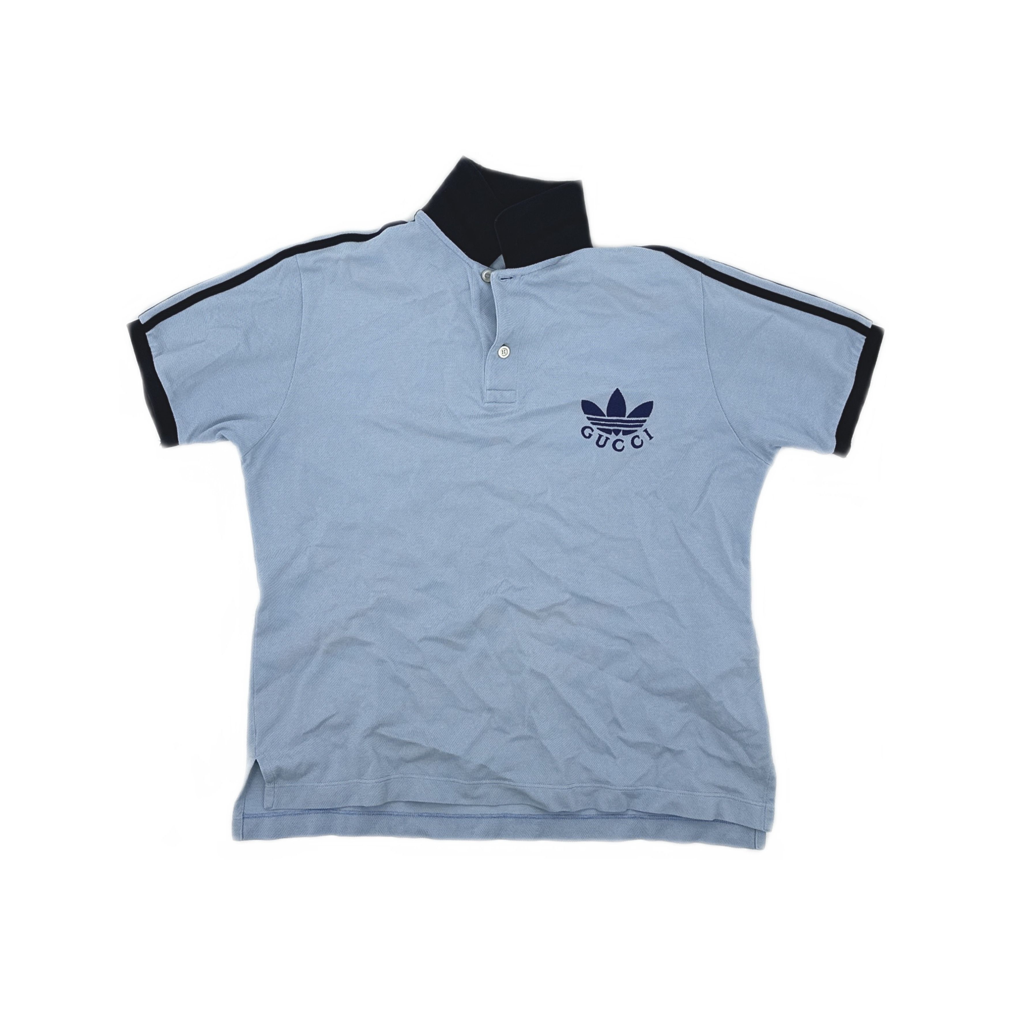Gucci Gucci x Adidas Striped Polo Shirt S Size US S / EU 44-46 / 1 - 2 Thumbnail