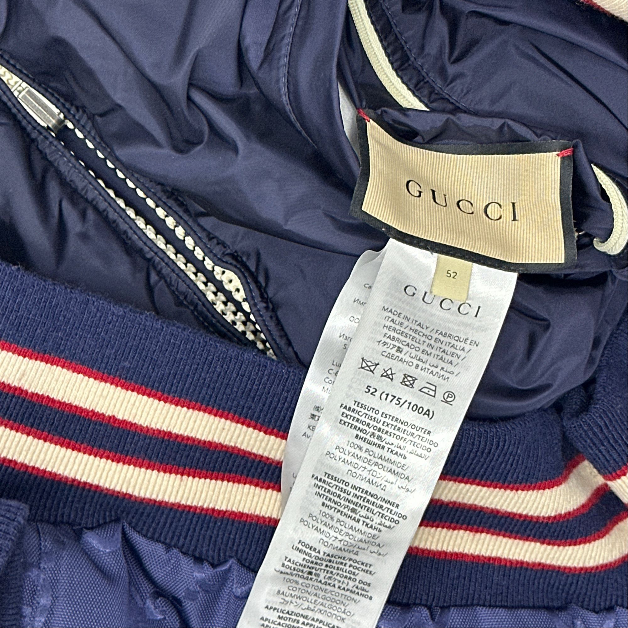 Gucci Gucci GG Monogram Zip Track Jacket 52 Size US L / EU 52-54 / 3 - 3 Thumbnail