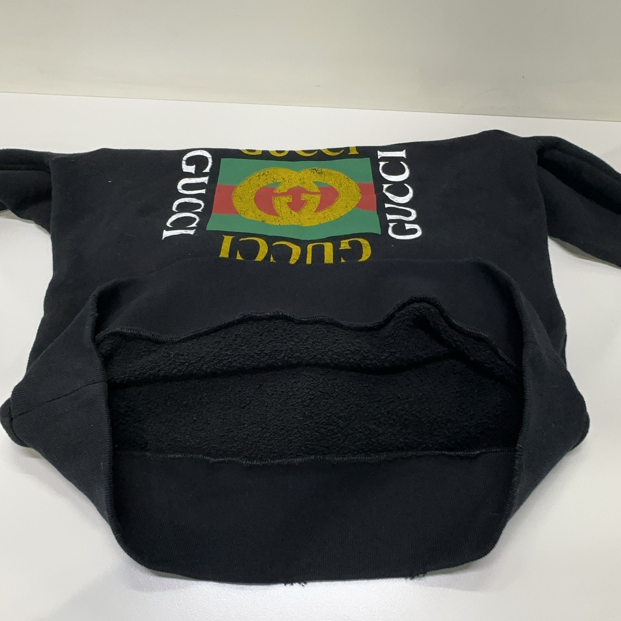 Gucci Gucci Vintage Logo Print Hoodie XS Size US XS / EU 42 / 0 - 14 Thumbnail