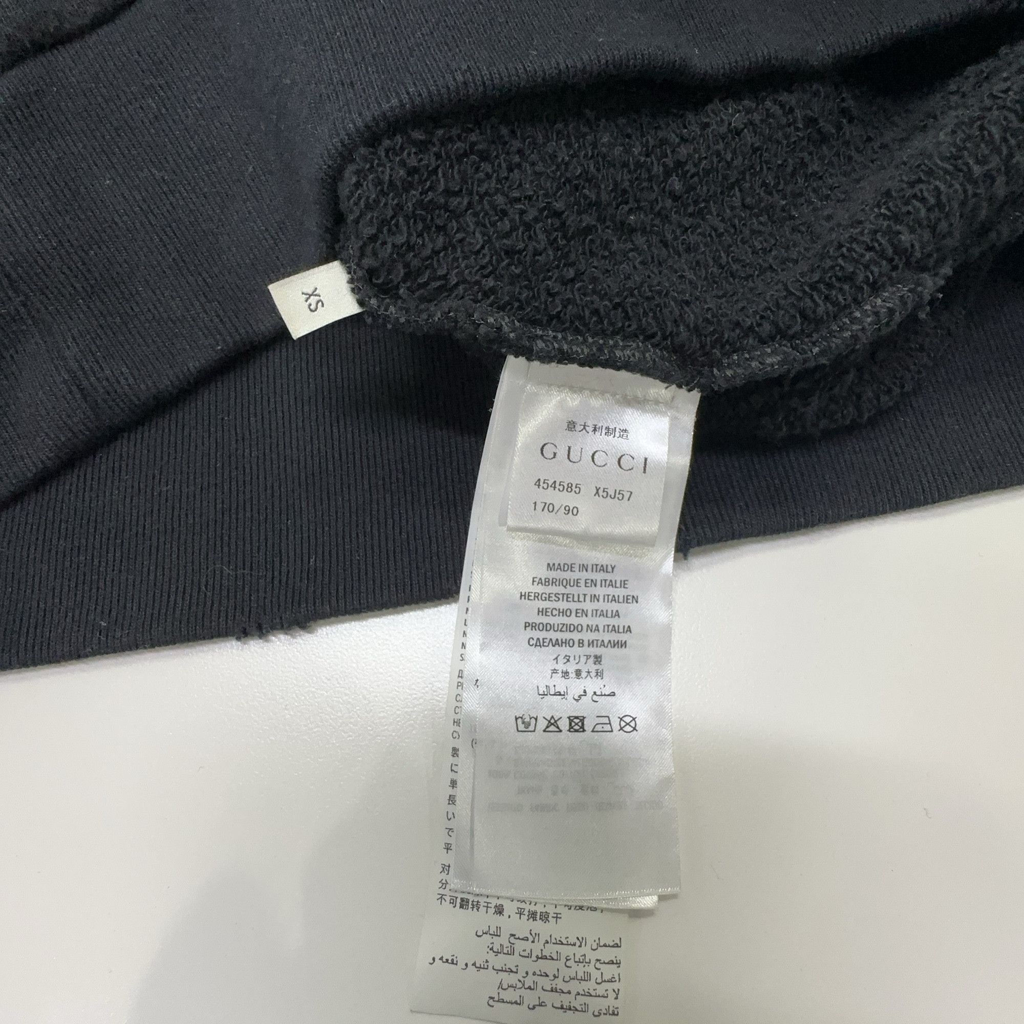 Gucci Gucci Vintage Logo Print Hoodie XS Size US XS / EU 42 / 0 - 4 Thumbnail