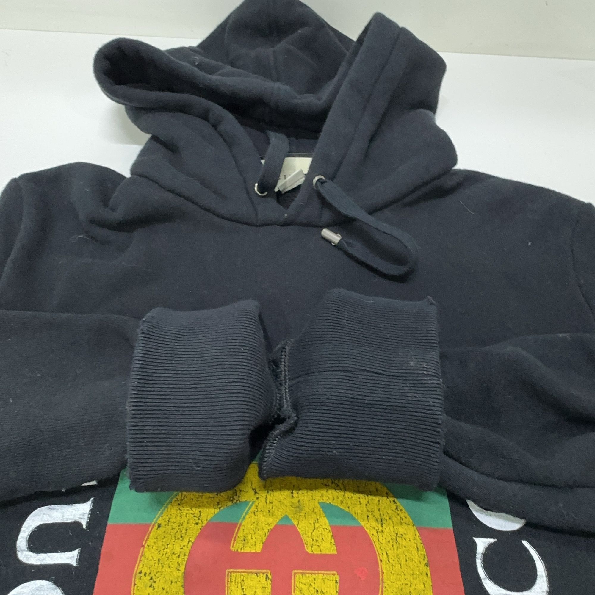 Gucci Gucci Vintage Logo Print Hoodie XS Size US XS / EU 42 / 0 - 10 Thumbnail