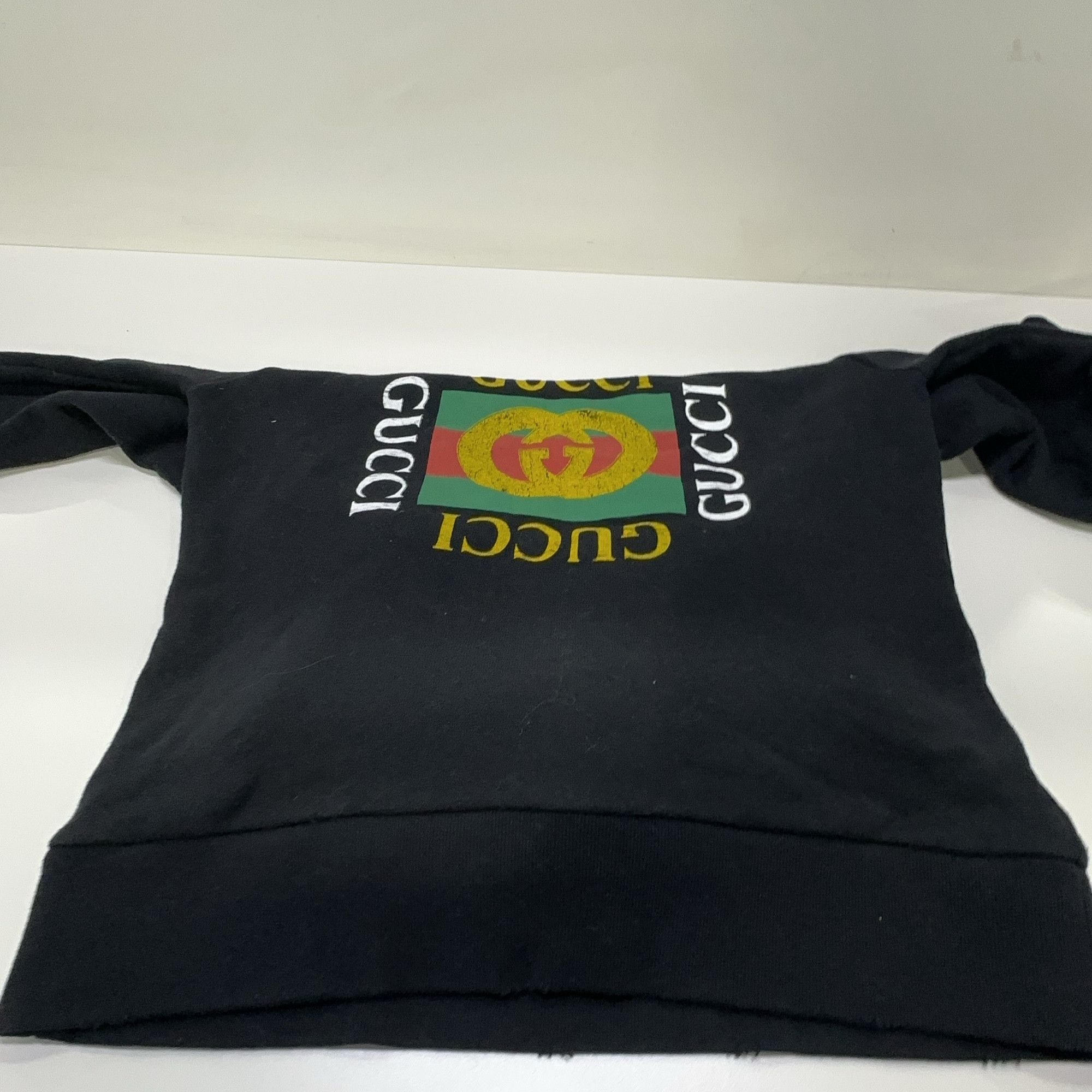 Gucci Gucci Vintage Logo Print Hoodie XS Size US XS / EU 42 / 0 - 12 Thumbnail