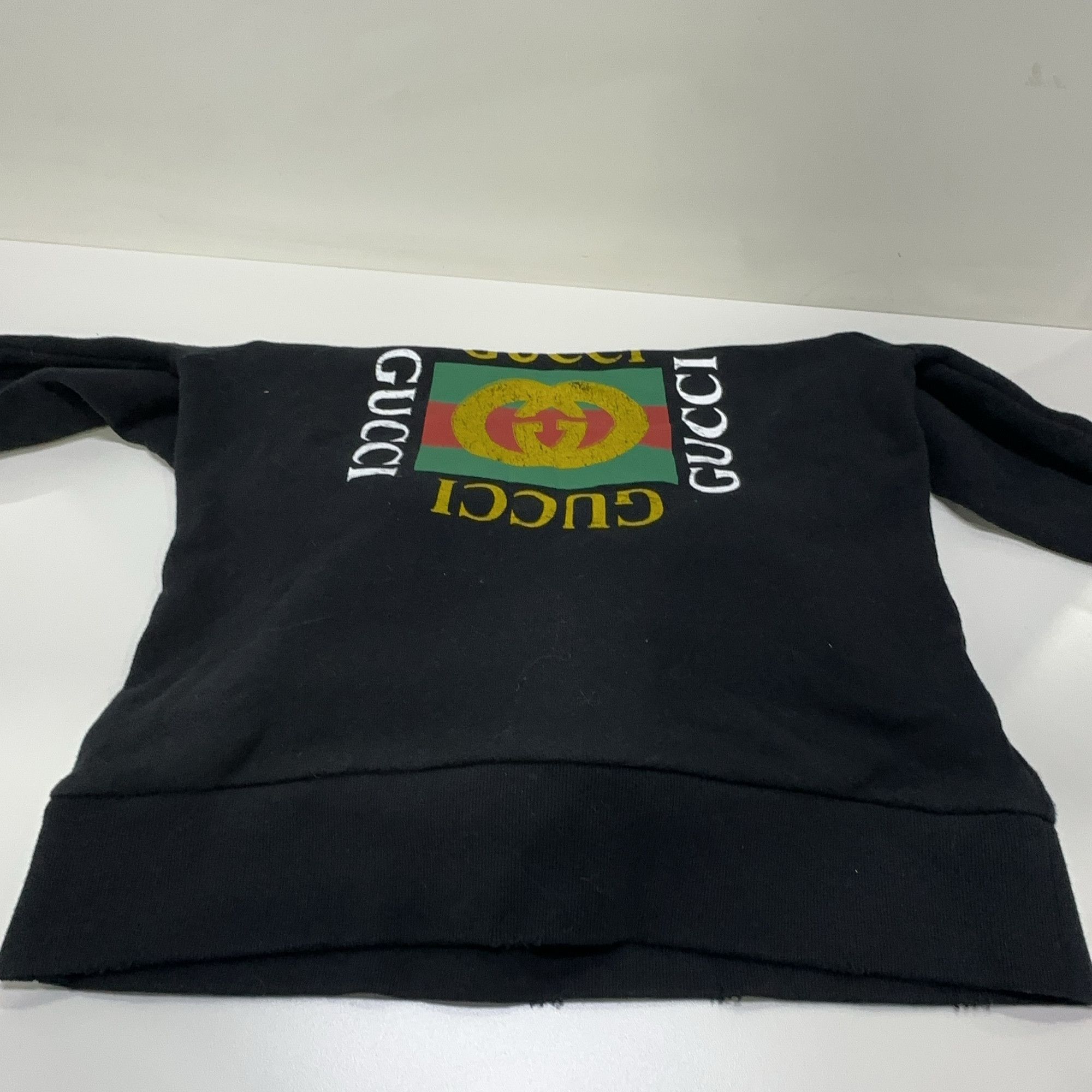 Gucci Gucci Vintage Logo Print Hoodie XS Size US XS / EU 42 / 0 - 13 Thumbnail