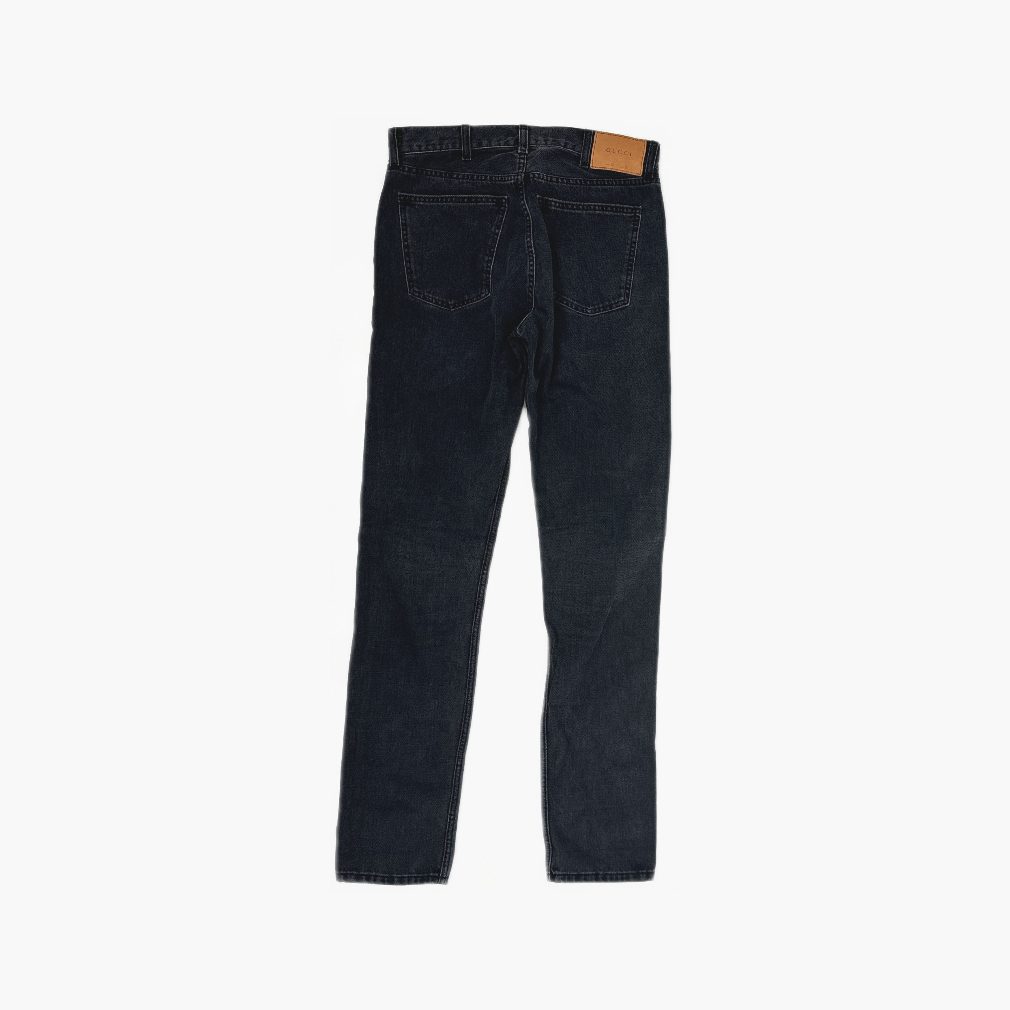 Gucci Gucci Washed Black Denim Jeans Size 30 Size US 30 / EU 46 - 3 Thumbnail