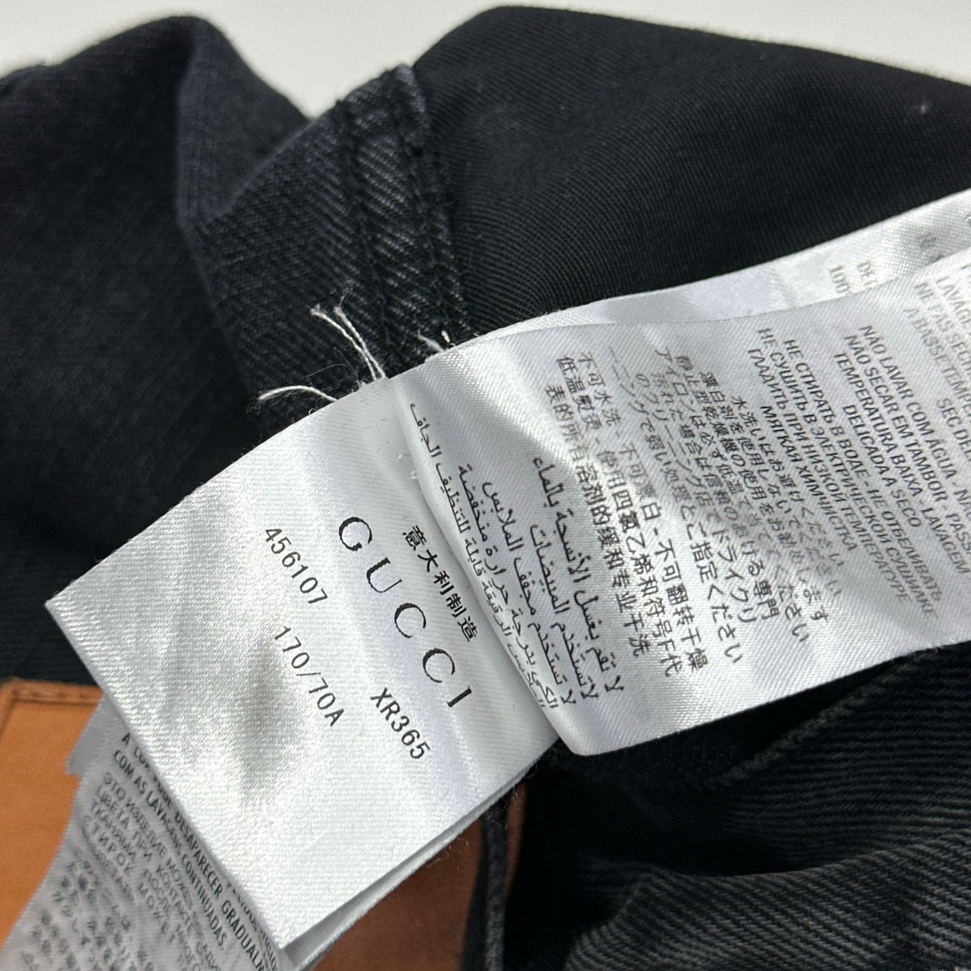 Gucci Gucci Washed Black Denim Jeans Size 30 Size US 30 / EU 46 - 6 Thumbnail