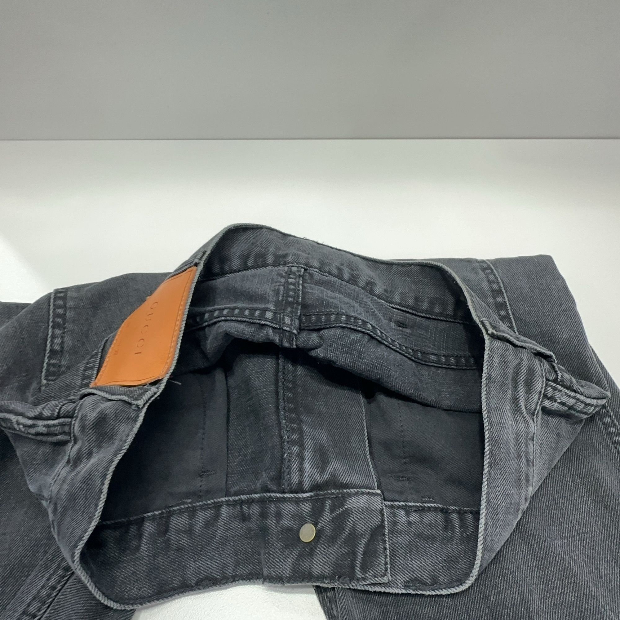 Gucci Gucci Washed Black Denim Jeans Size 30 Size US 30 / EU 46 - 10 Thumbnail