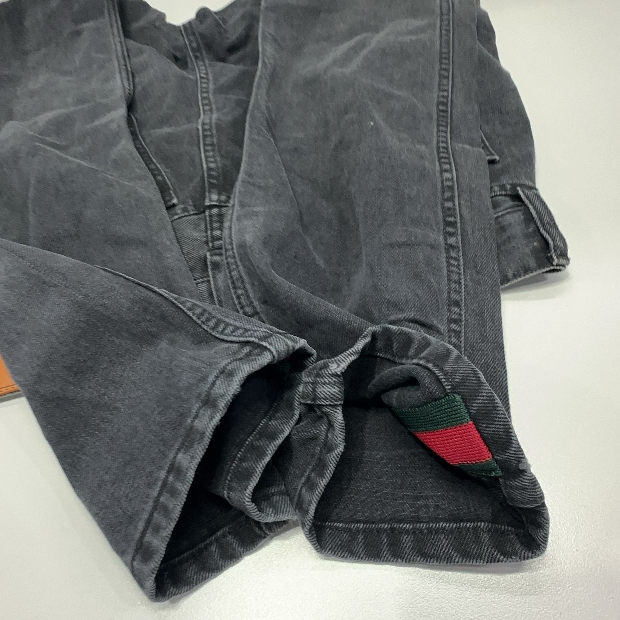 Gucci Gucci Washed Black Denim Jeans Size 30 Size US 30 / EU 46 - 13 Thumbnail