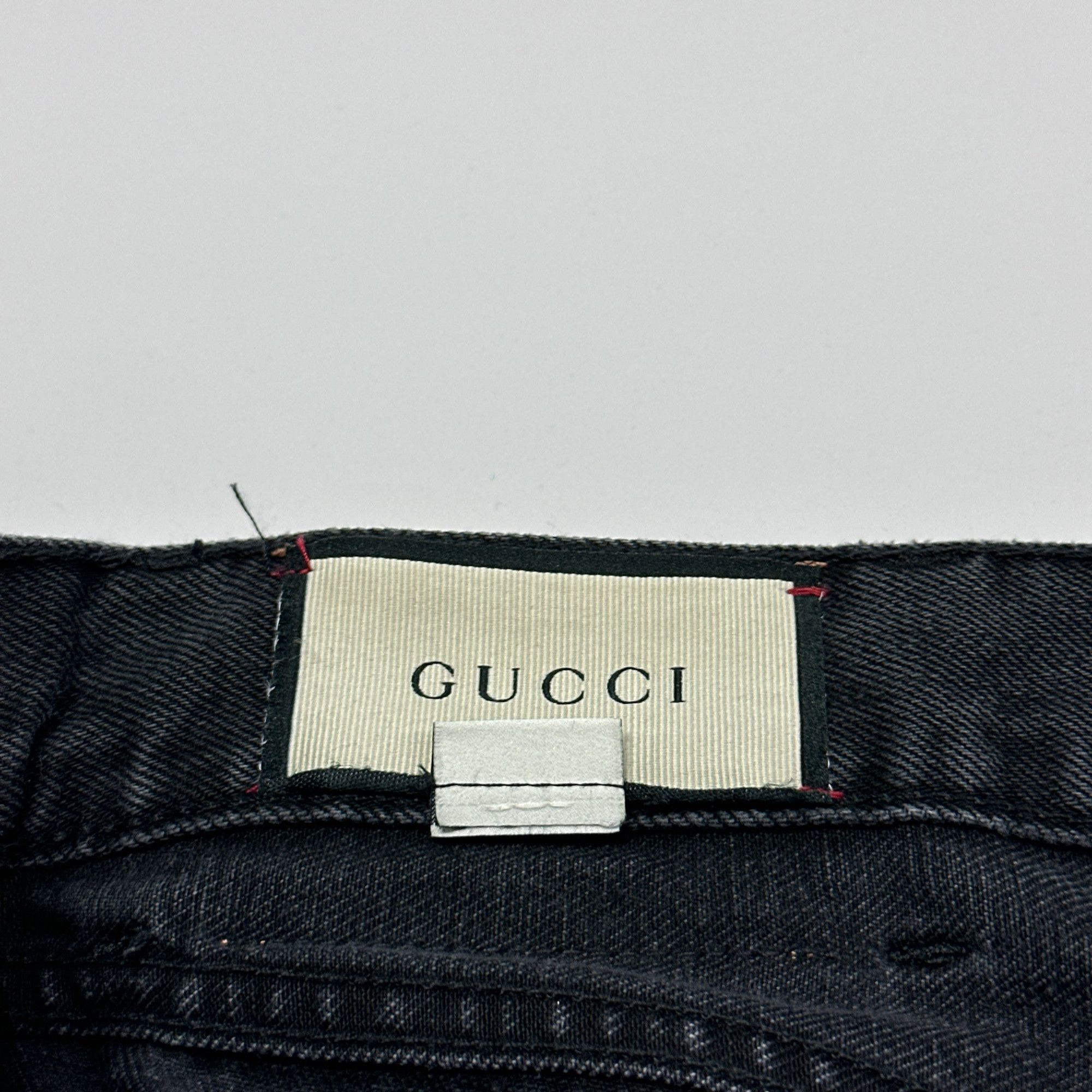 Gucci Gucci Washed Black Denim Jeans Size 30 Size US 30 / EU 46 - 9 Thumbnail