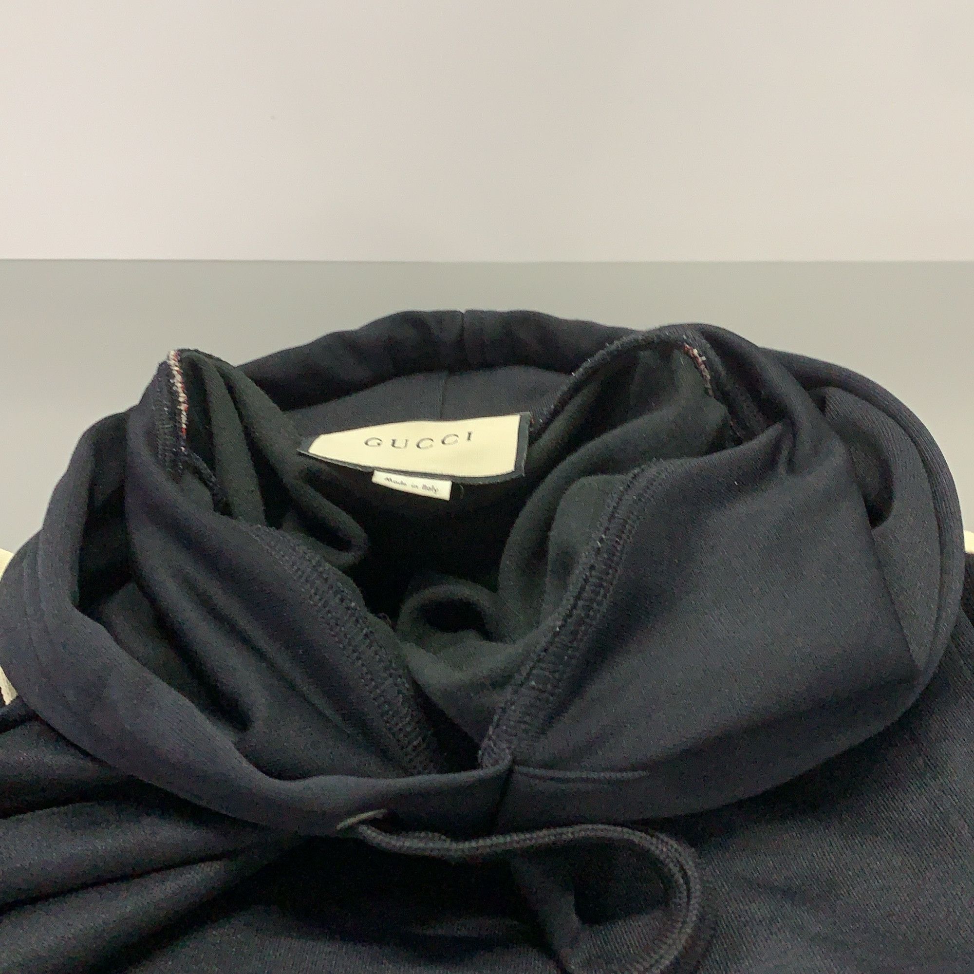 Gucci Gucci Logo Stripe Detachable Sleeve Hoodie S Size US S / EU 44-46 / 1 - 6 Thumbnail